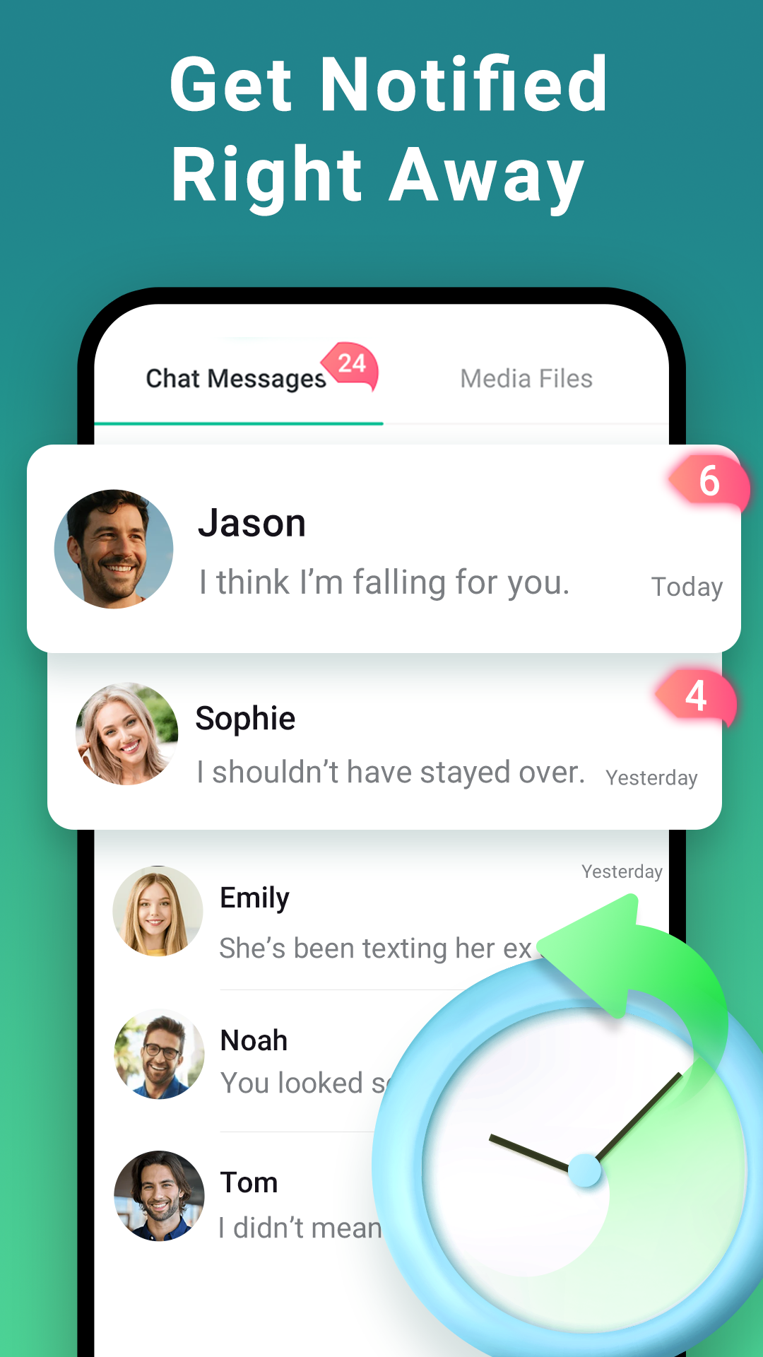 اسکرین شات 3 برنامه Deleted Chat Recovery