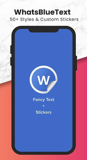 اسکرین شات 1 برنامه Fancy Text + Sticker Maker (WAStickerApps)