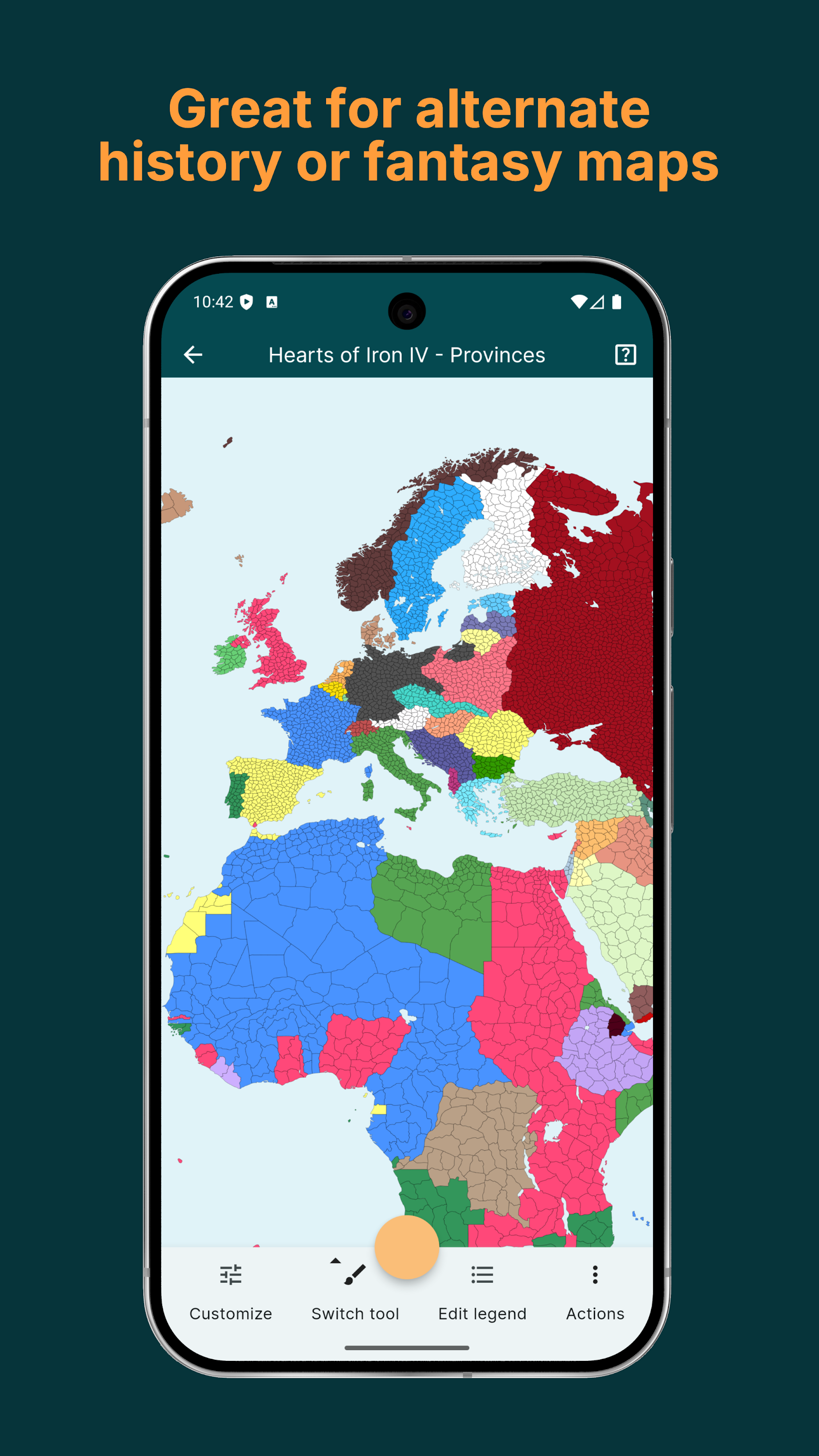 اسکرین شات 5 برنامه MapChart
