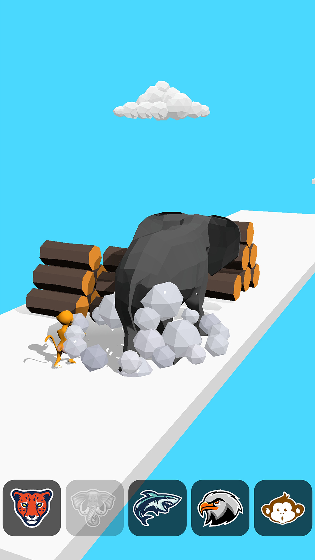 اسکرین شات 2 بازی Animal Transform: Epic Race 3D