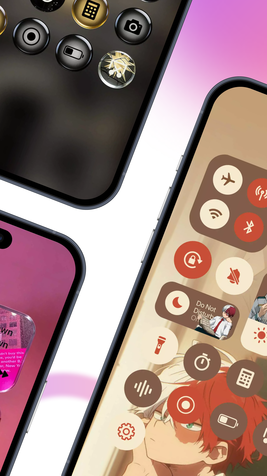 اسکرین شات 2 برنامه Themia: Themed Control Widget