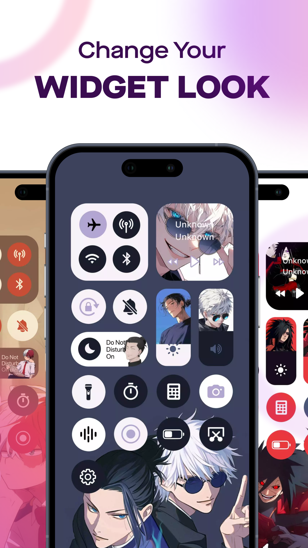 اسکرین شات 3 برنامه Themia: Themed Control Widget