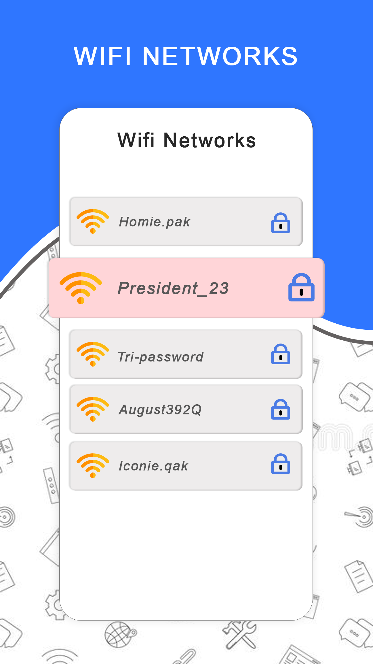 اسکرین شات 2 برنامه WIFI Password Show:Master Key