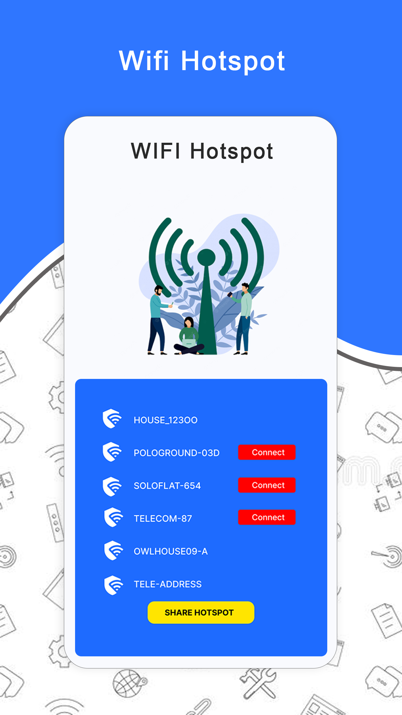 اسکرین شات 5 برنامه WIFI Password Show:Master Key