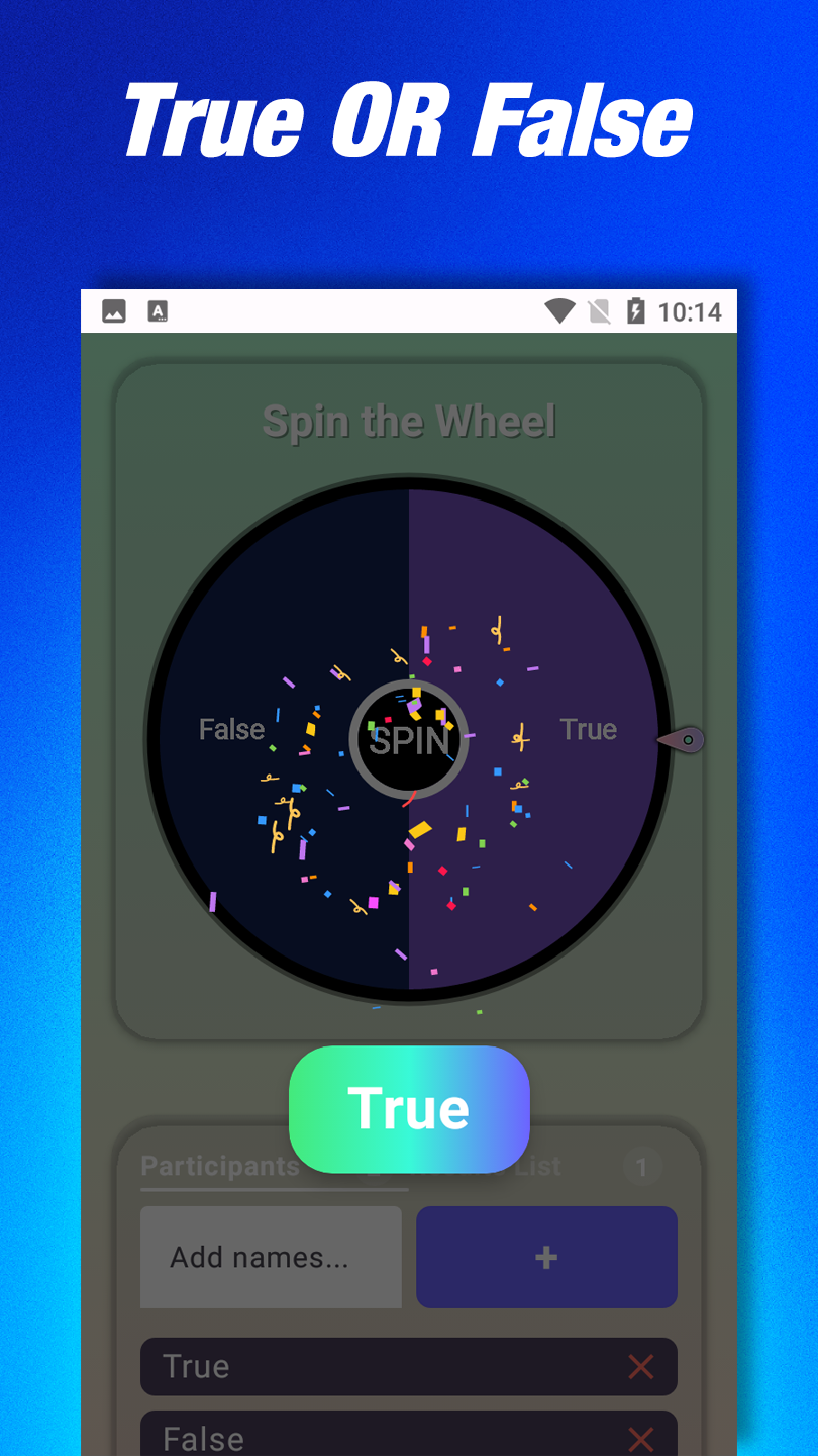 اسکرین شات 4 برنامه Spin the Wheel