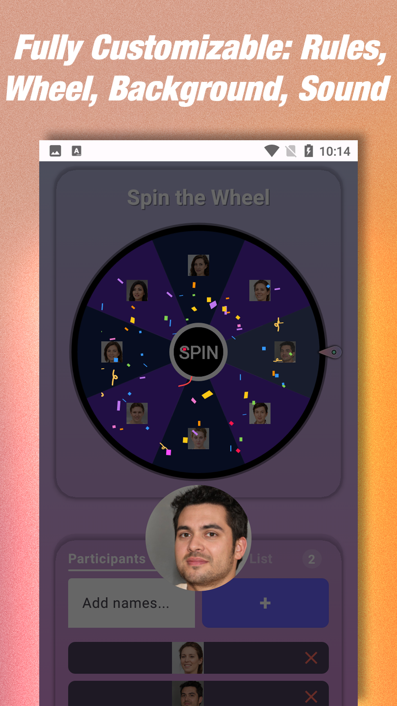 اسکرین شات 8 برنامه Spin the Wheel