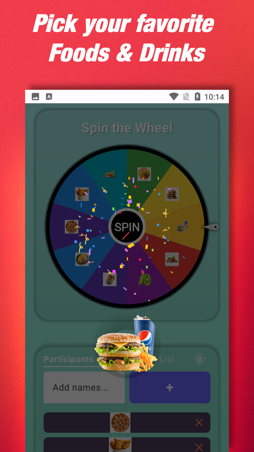 اسکرین شات 2 برنامه Spin the Wheel