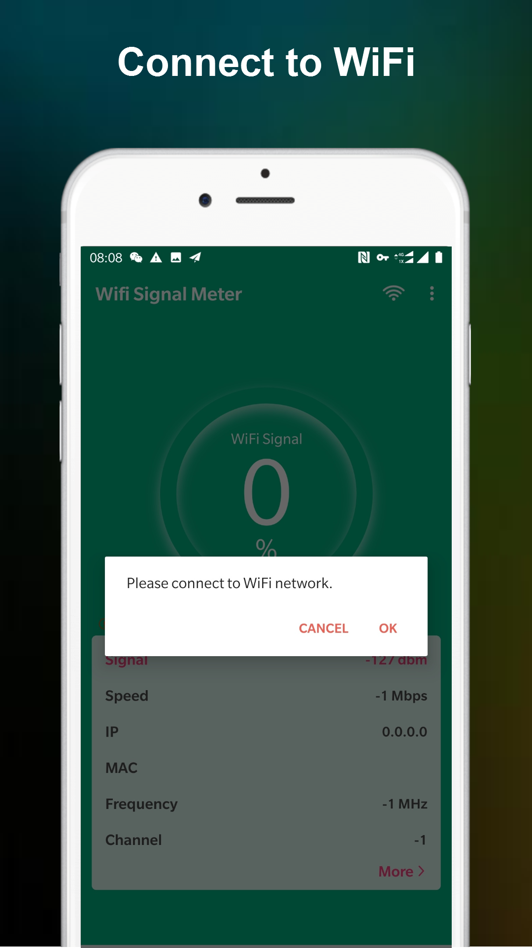 اسکرین شات 4 برنامه WiFi Signal Strength Meter