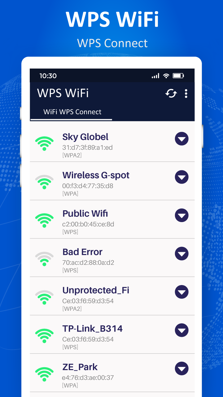 اسکرین شات 5 برنامه WiFi WPS Connect -WiFi Connect