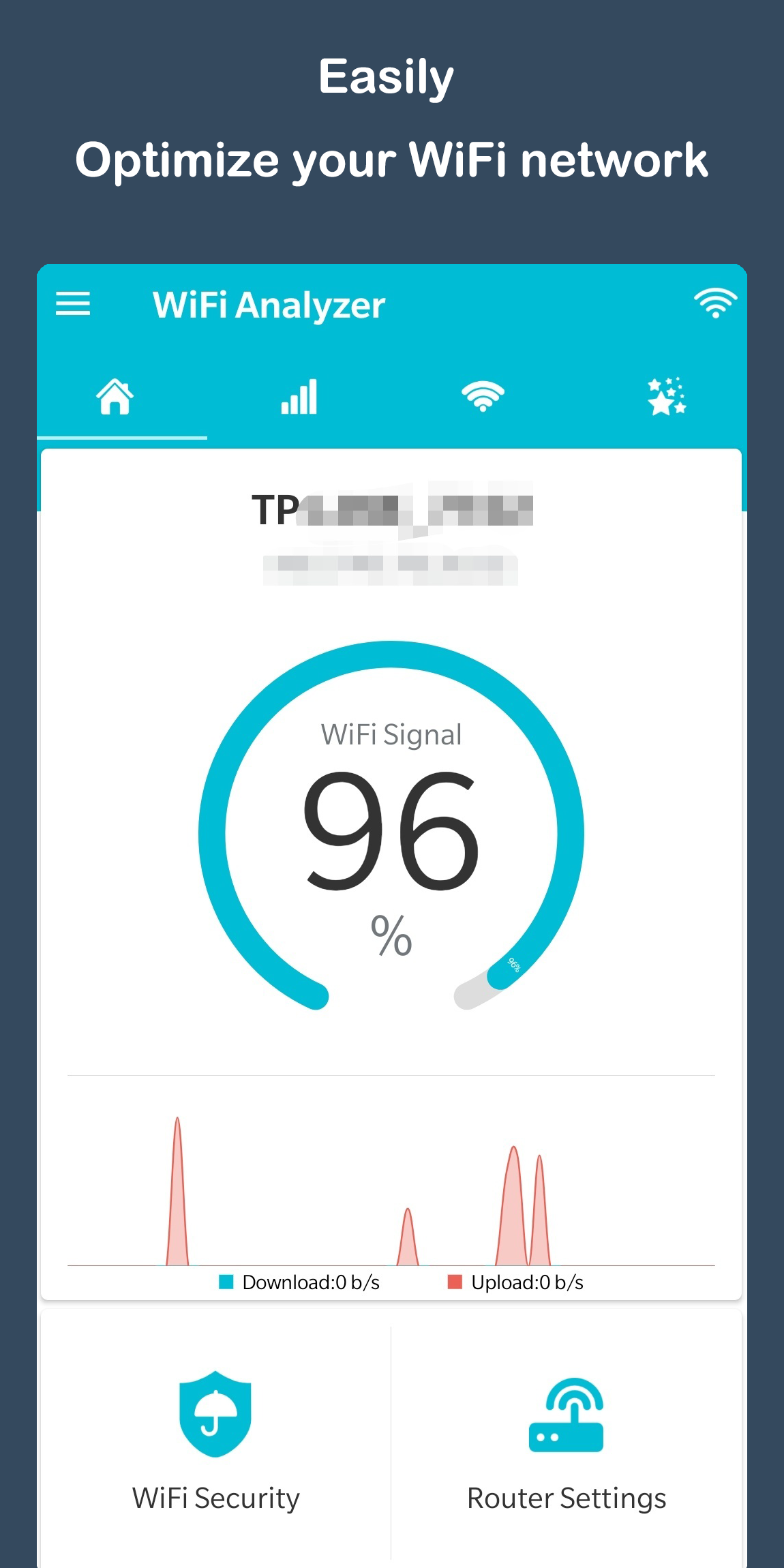 اسکرین شات 1 برنامه WiFi Analyzer - WiFi Test