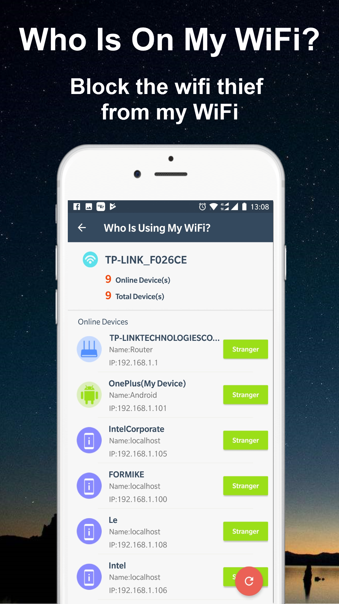 اسکرین شات 2 برنامه WiFi Router Master & Analyzer
