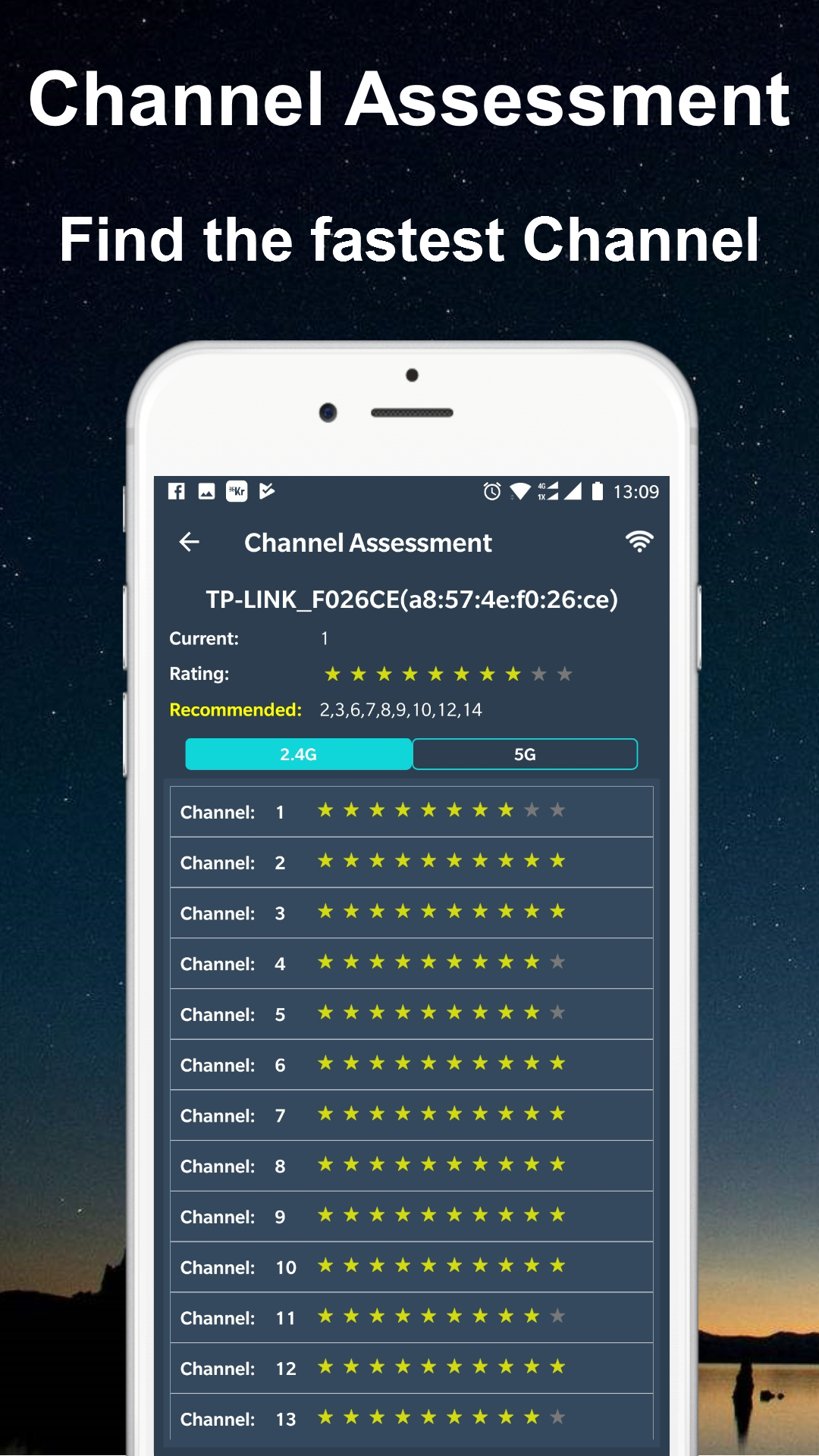 اسکرین شات 5 برنامه WiFi Router Master & Analyzer