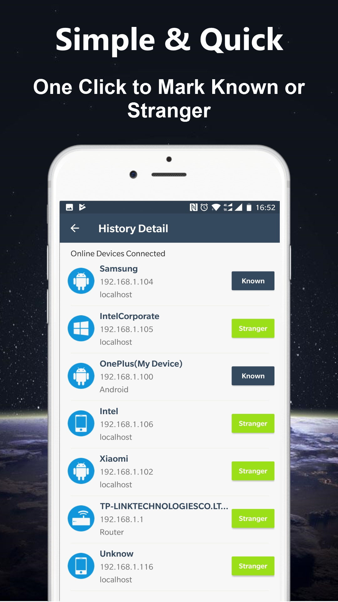 اسکرین شات 2 برنامه WiFi Detector: Who Use My WiFi