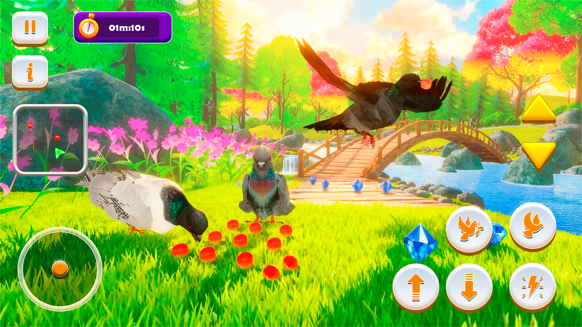 اسکرین شات 2 بازی Pigeon Games - Bird Simulator