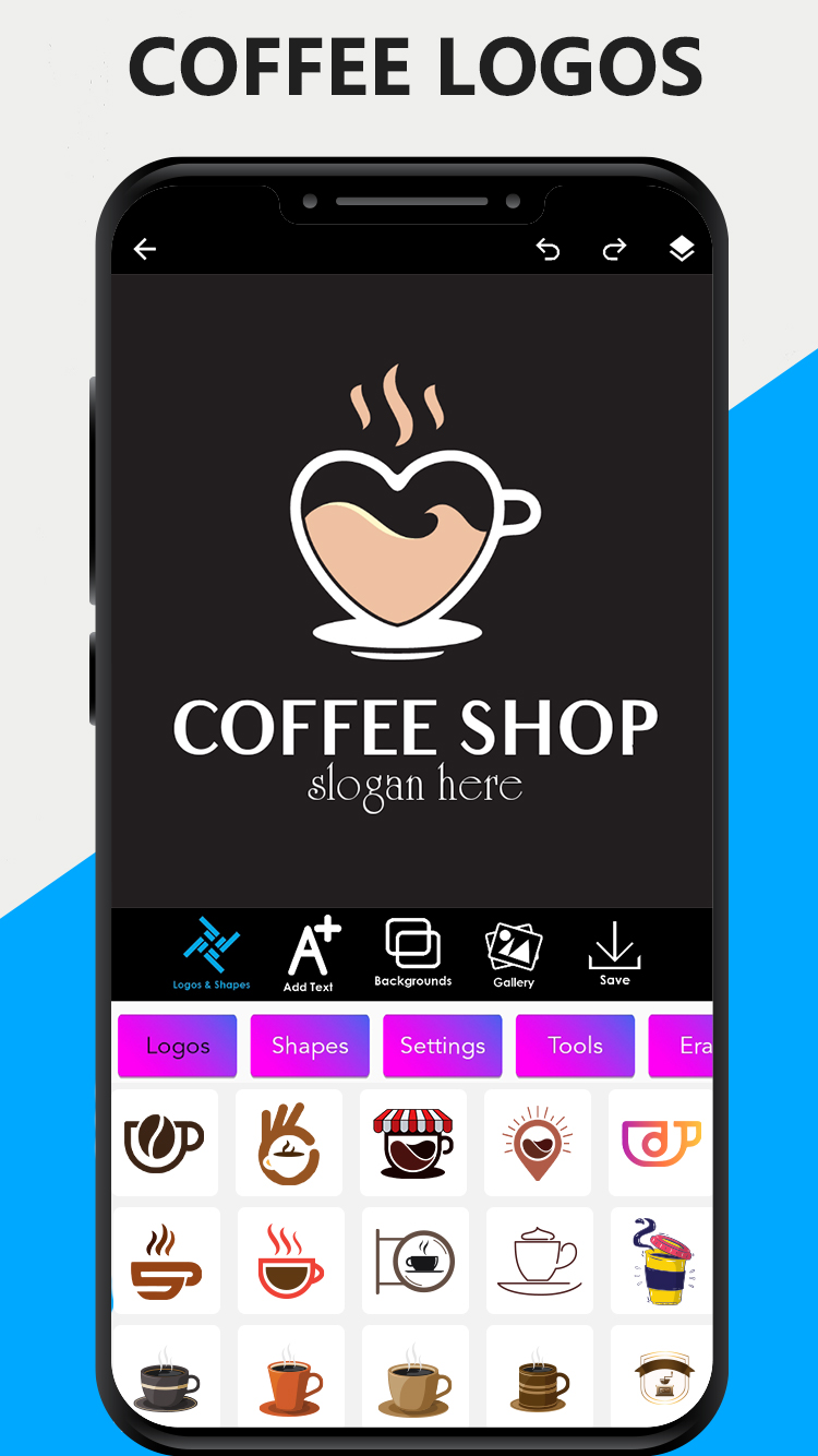 اسکرین شات 6 برنامه Logo Maker : 3D Logo Designer