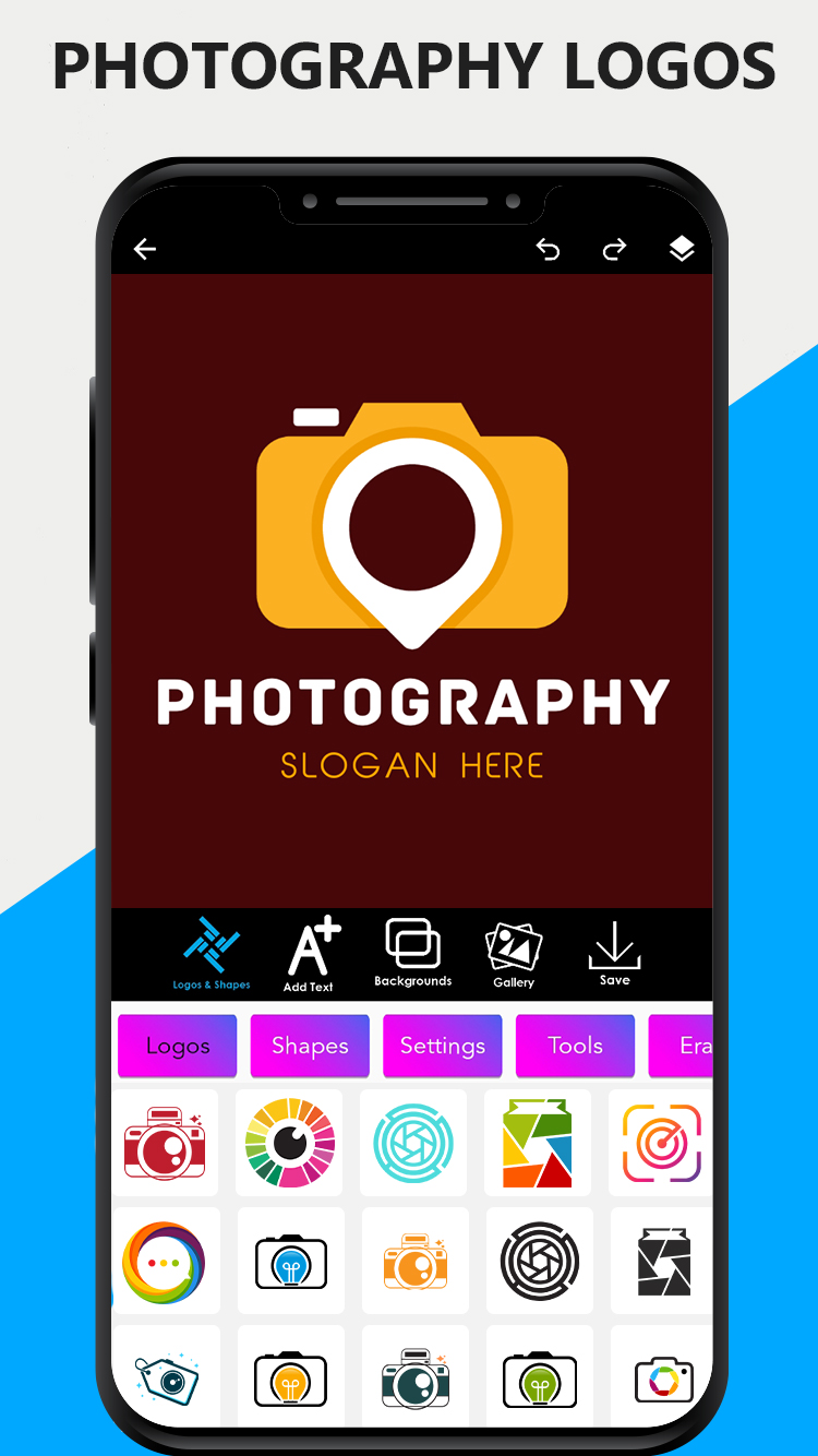 اسکرین شات 2 برنامه Logo Maker : 3D Logo Designer