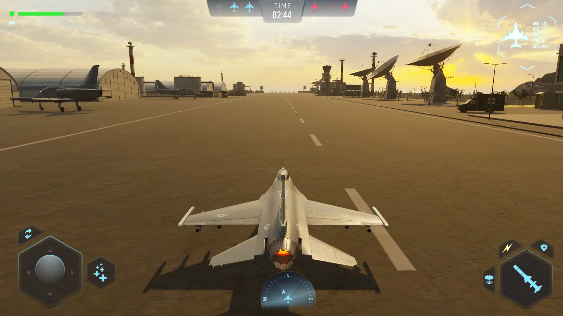اسکرین شات 1 بازی Sky Warriors: Airplane Games