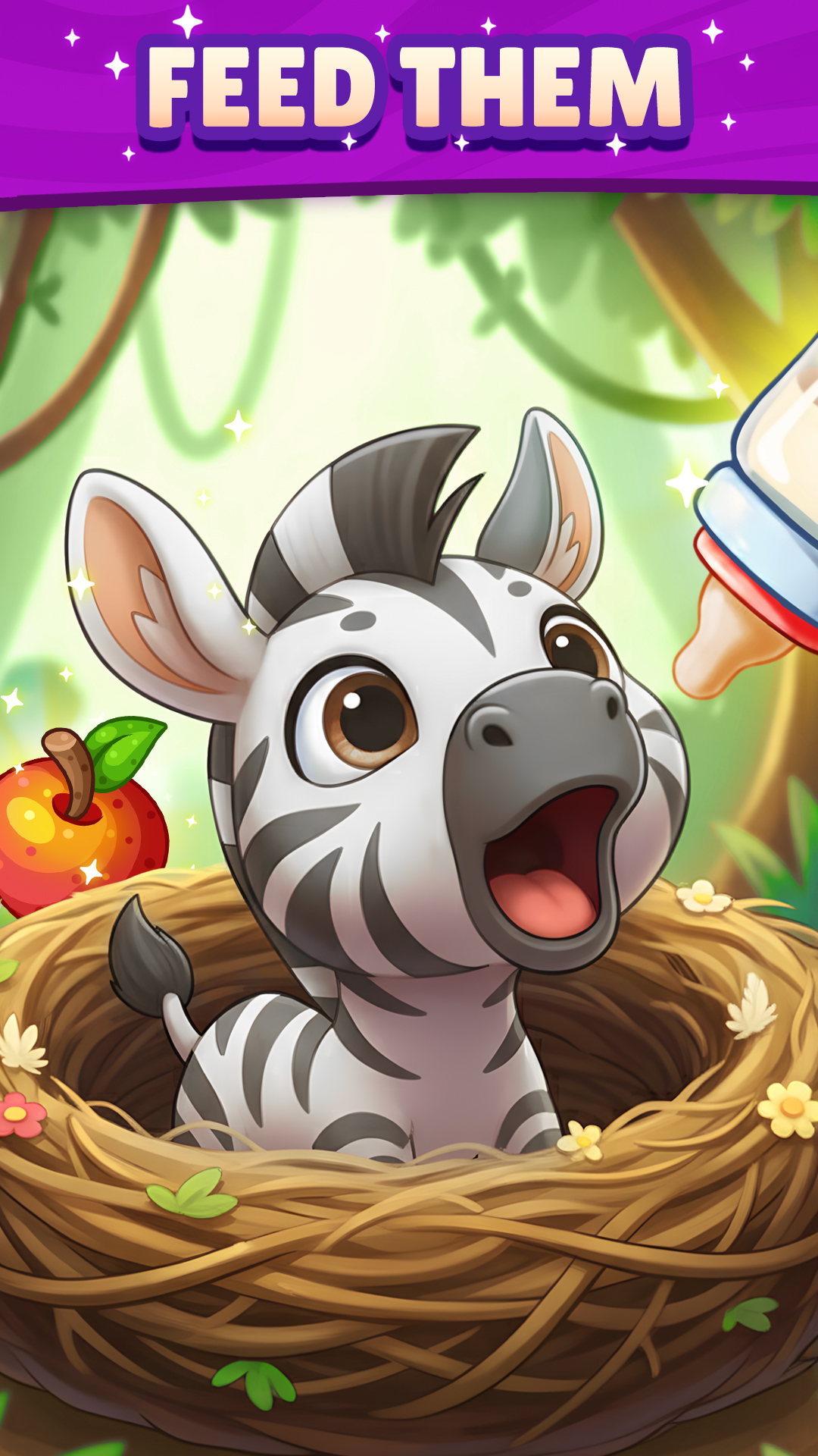 اسکرین شات 1 بازی Paradise Paws: Merge Animals