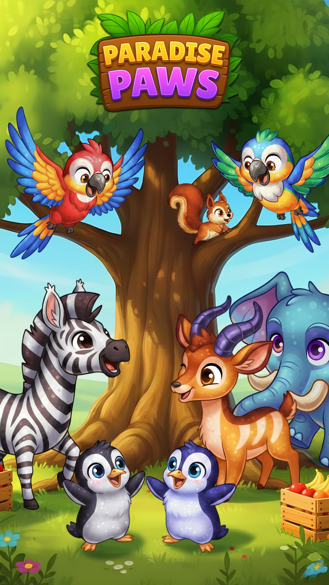 اسکرین شات 5 بازی Paradise Paws: Merge Animals