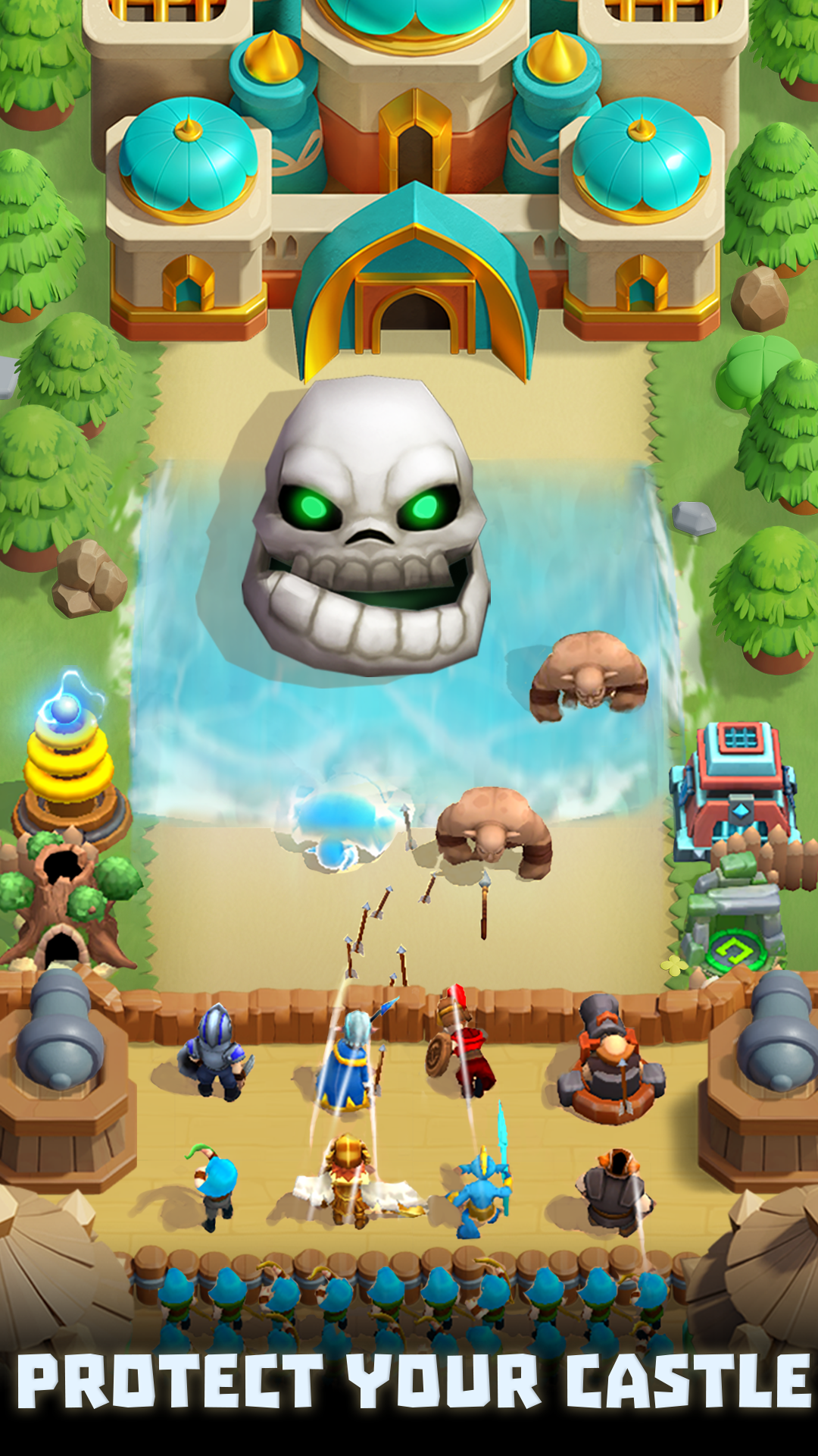 اسکرین شات 2 بازی Wild Castle: Tower Defense TD