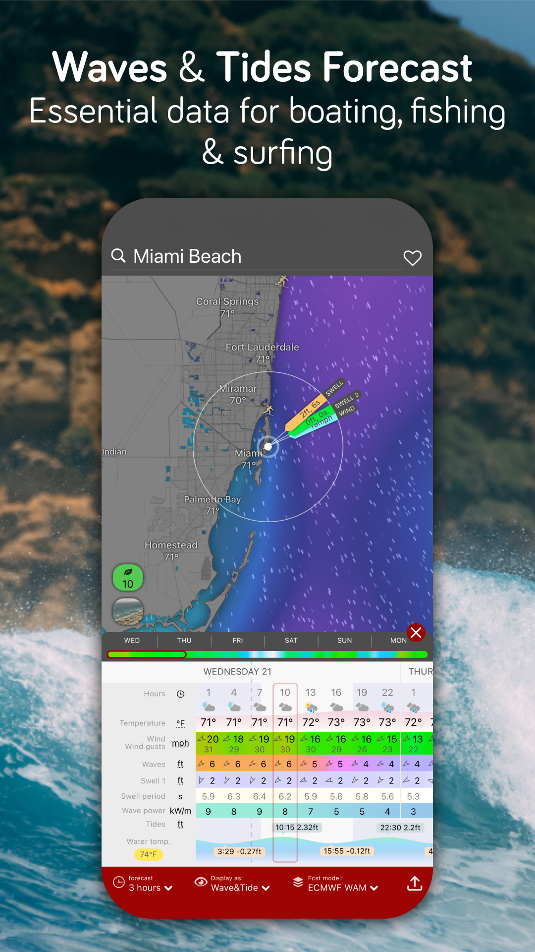 اسکرین شات 7 برنامه Windy.com - Weather Forecast