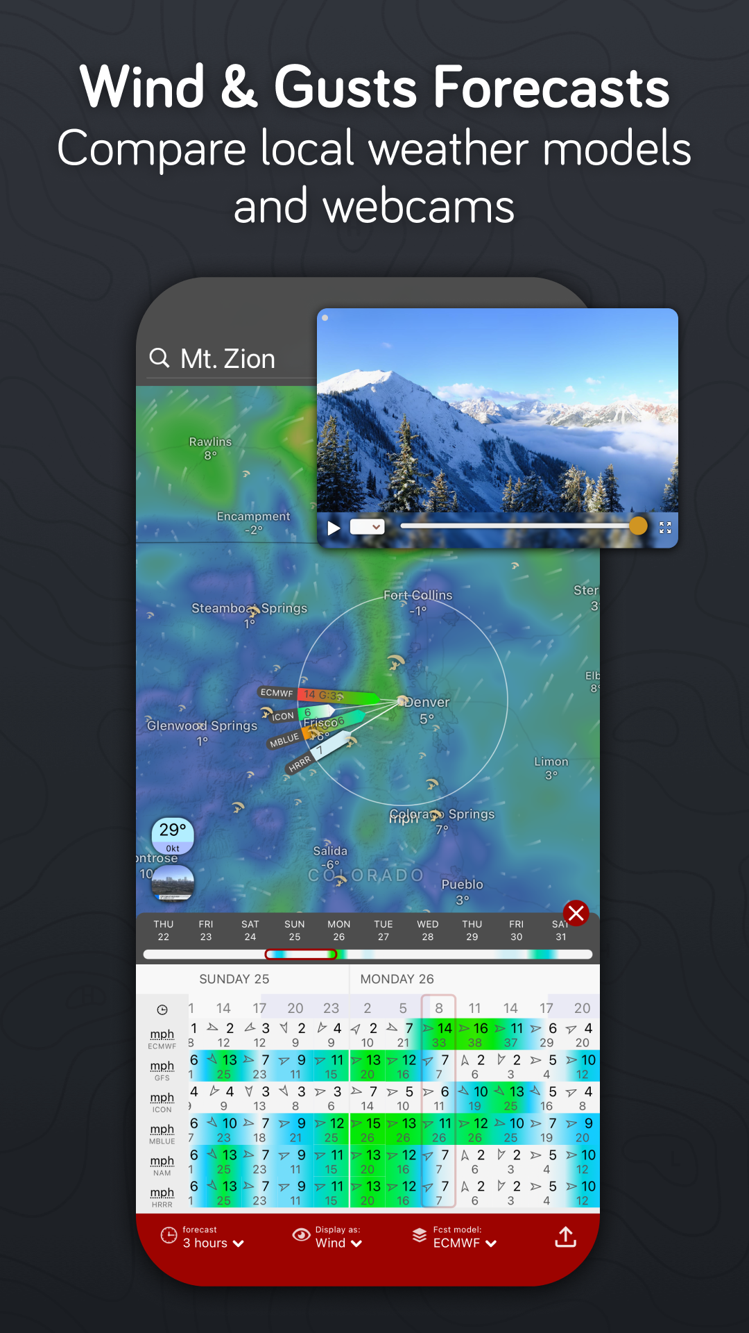 اسکرین شات 8 برنامه Windy.com - Weather Forecast