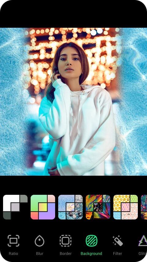 اسکرین شات 4 برنامه Snap Pic Collage Photo Editor