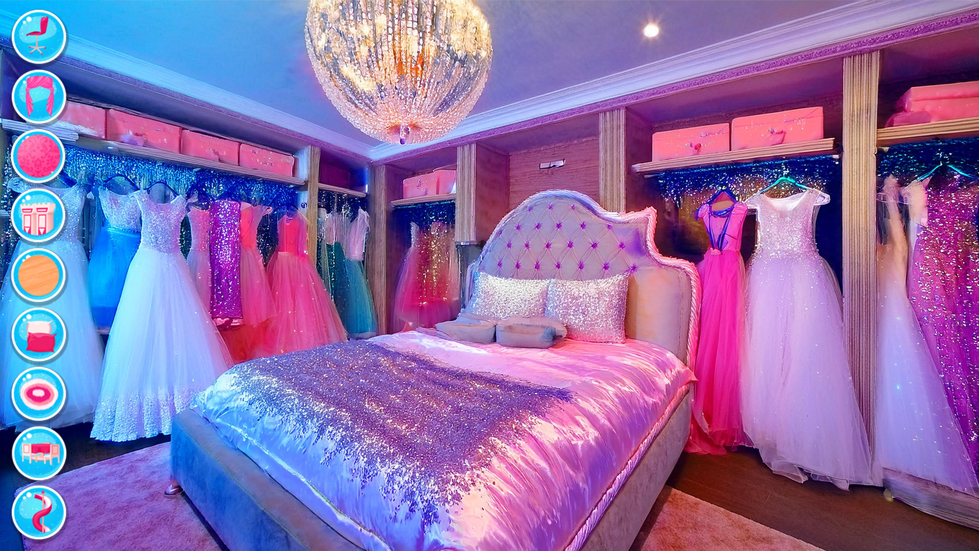 اسکرین شات 1 برنامه Violet Cinderella Castle Clean