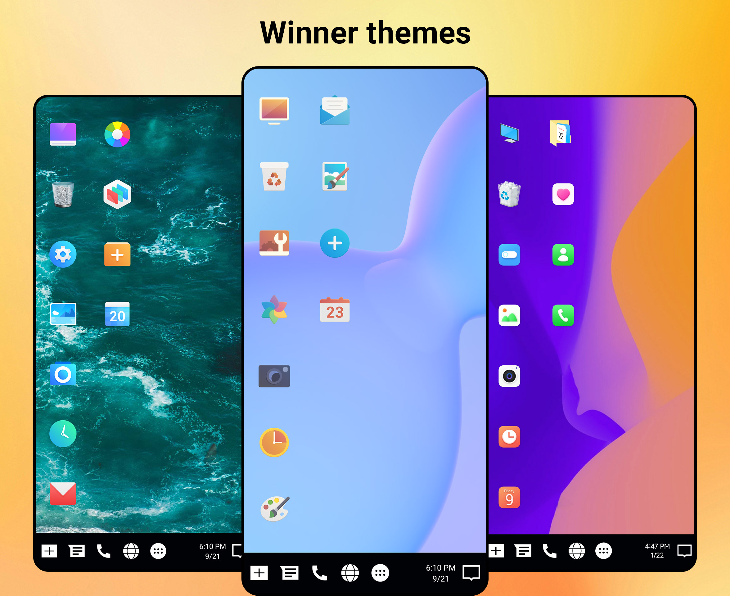 اسکرین شات 3 برنامه Winner Launcher for Windows UE