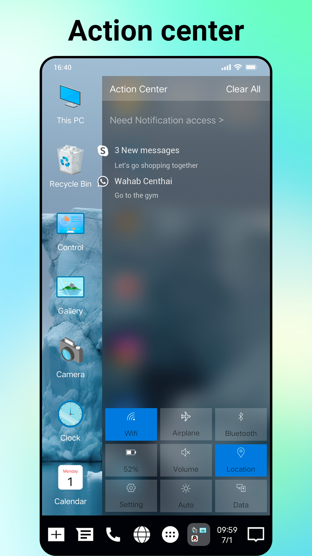 اسکرین شات 5 برنامه Winner Launcher for Windows UE