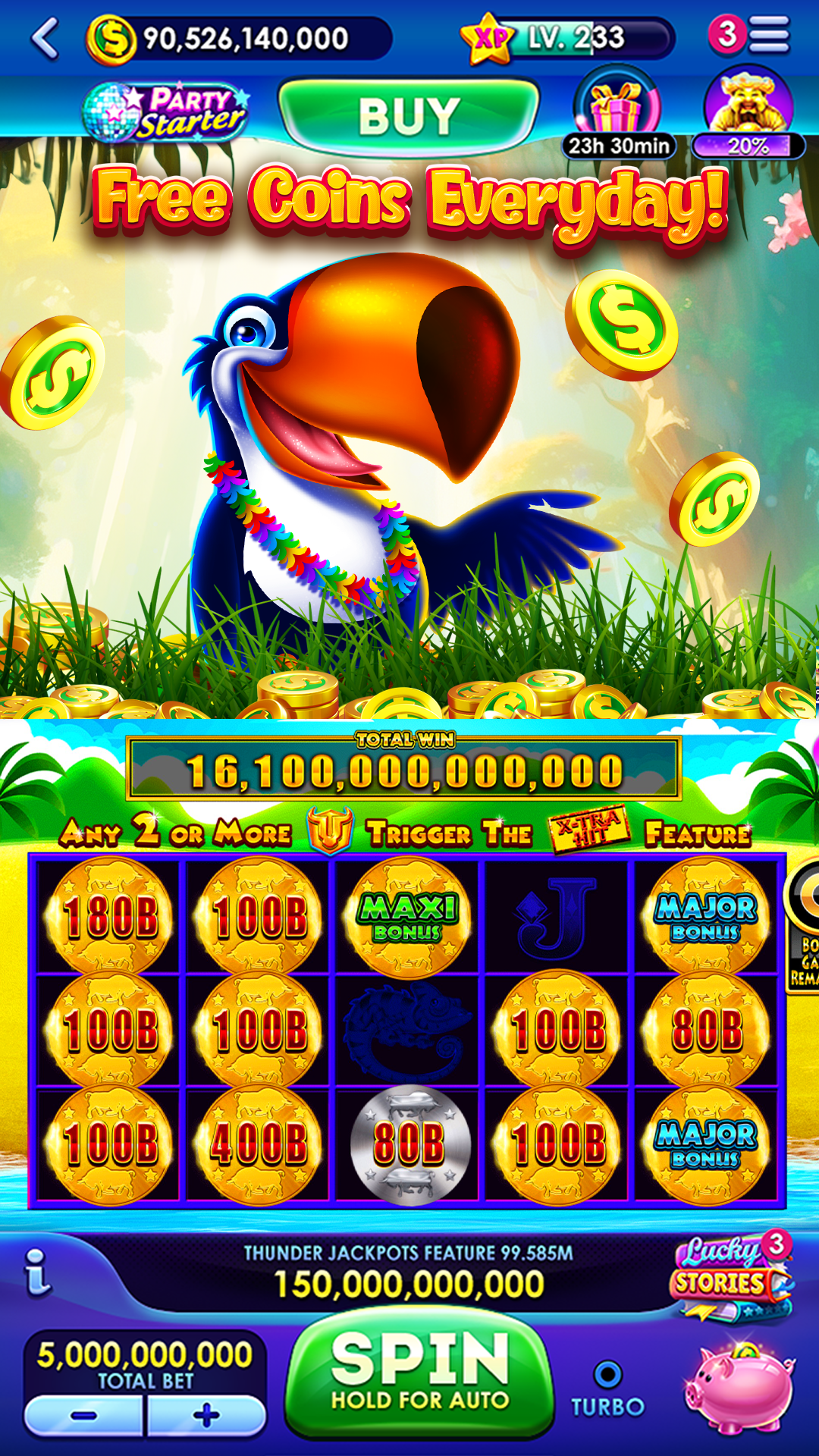 اسکرین شات 3 بازی Lucky Time Slots Casino Games