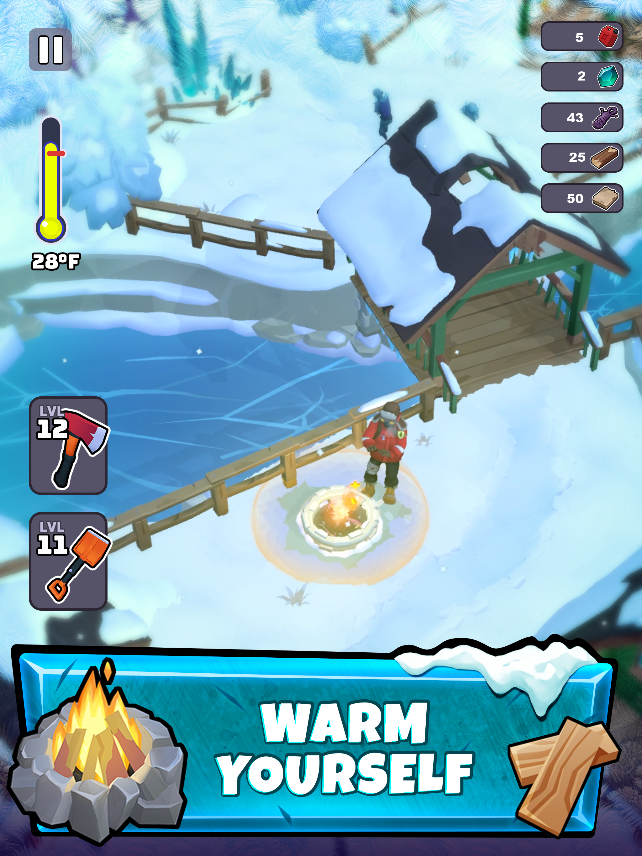 اسکرین شات 6 بازی Frost World - Snow Survival