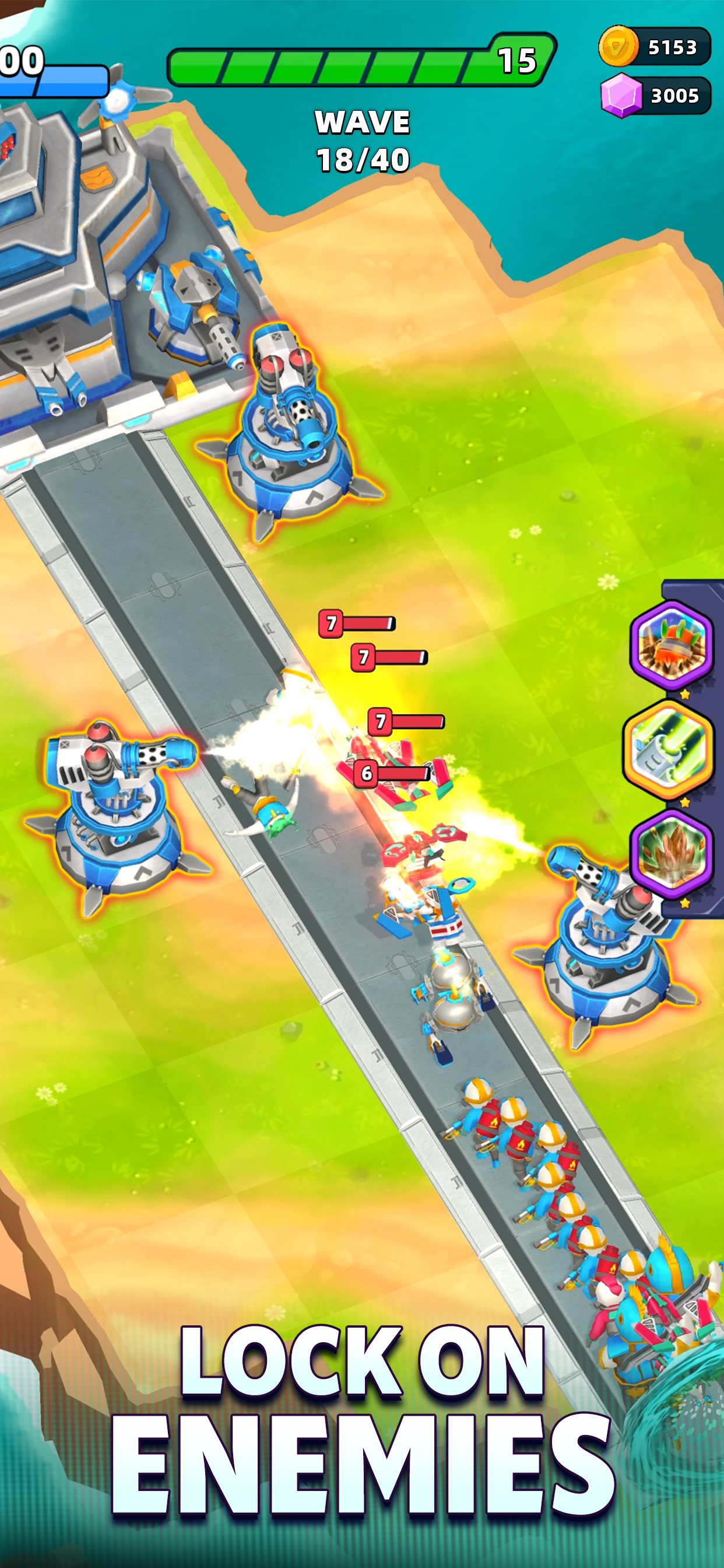 اسکرین شات 4 بازی Raid Rush: Tower Defense TD