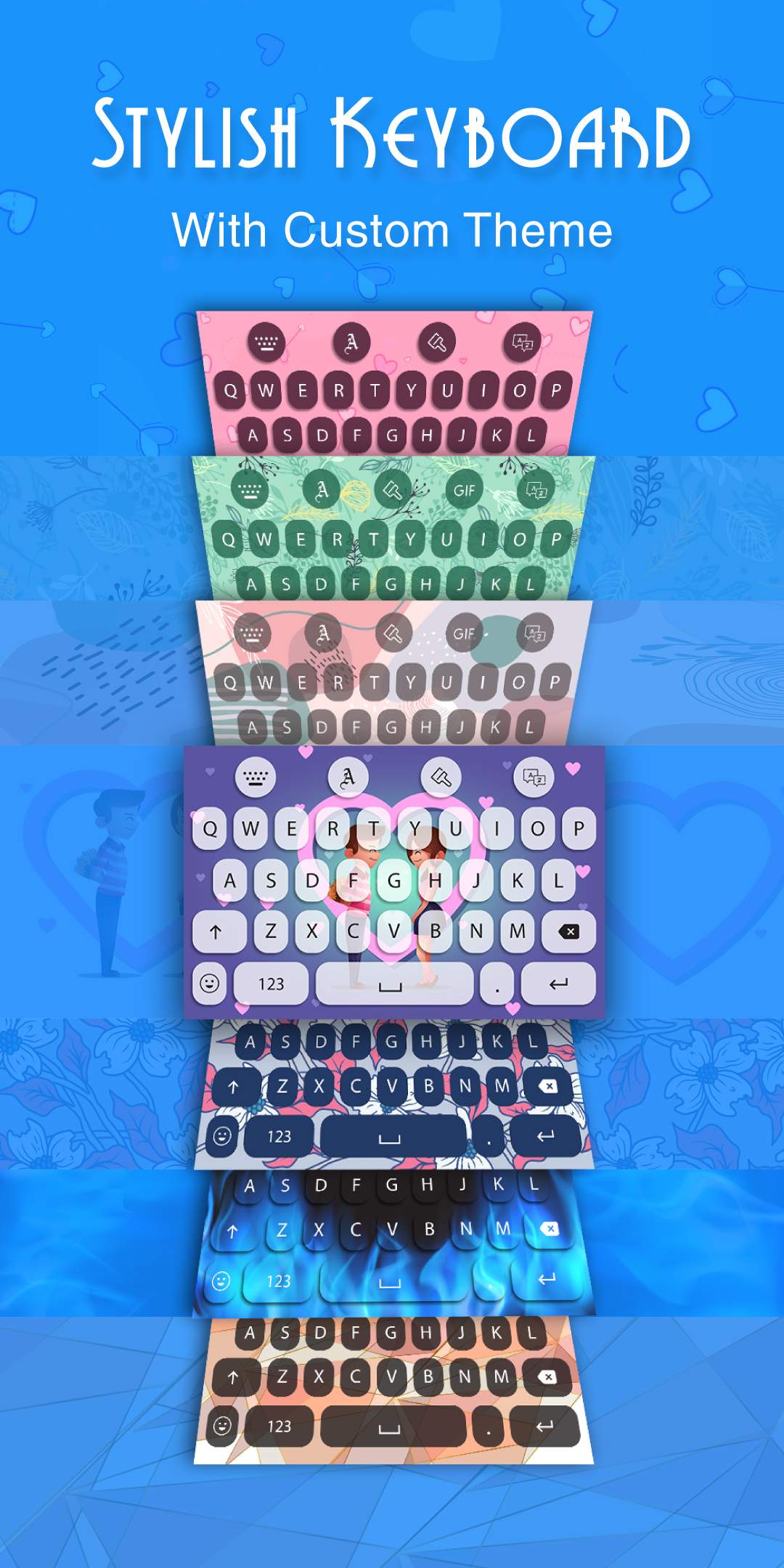 اسکرین شات 2 برنامه Stylish Text, Fonts & Keyboard