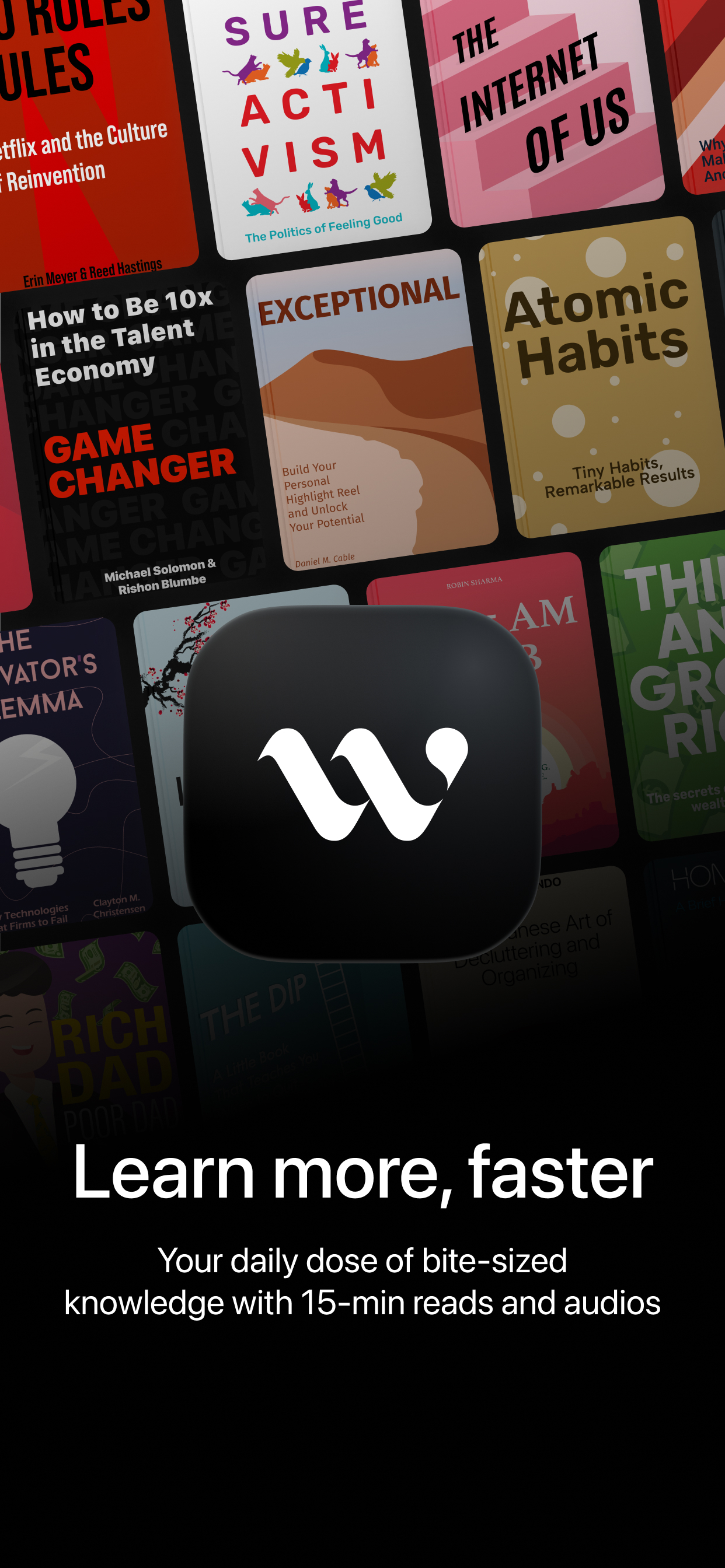 اسکرین شات 1 برنامه Wiser - 15 minutes Audio Books