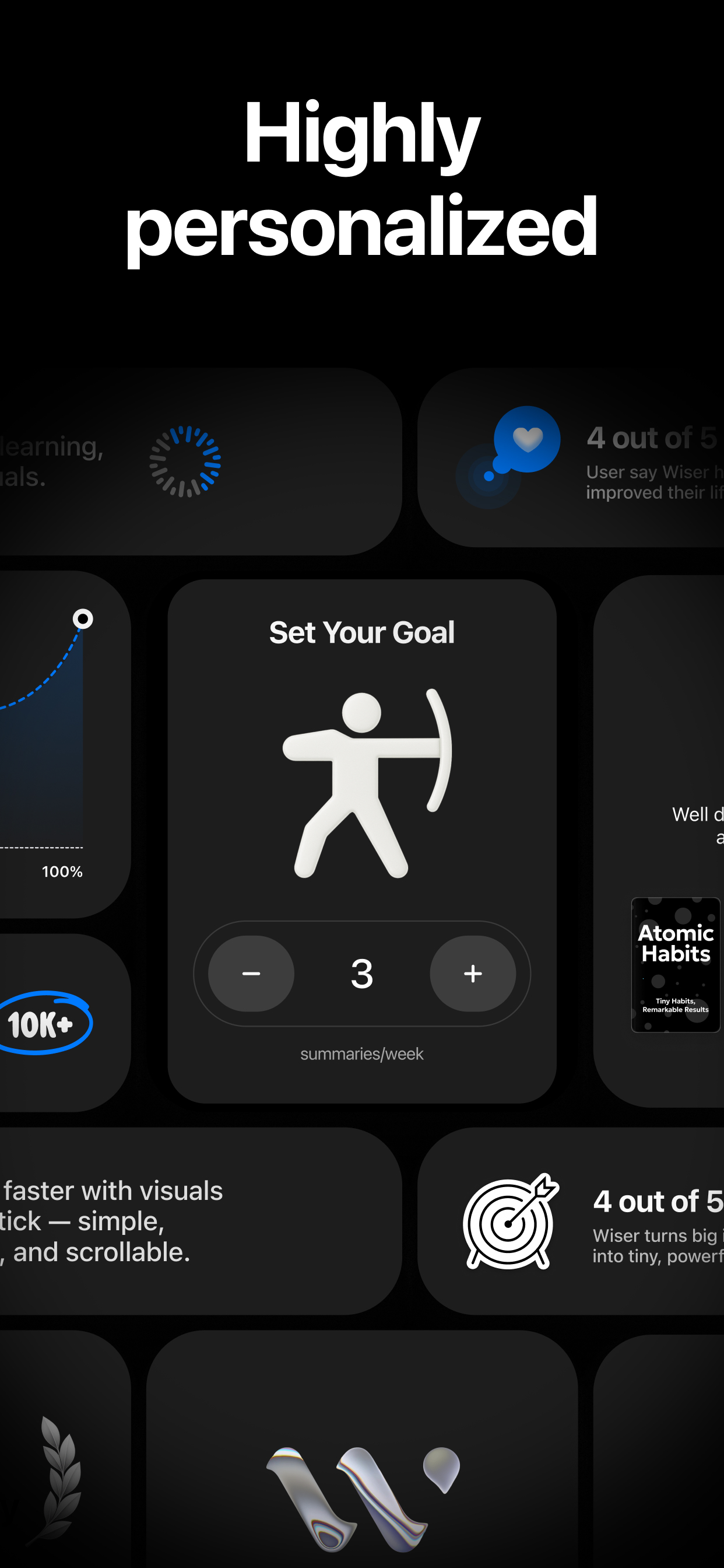 اسکرین شات 3 برنامه Wiser - 15 minutes Audio Books