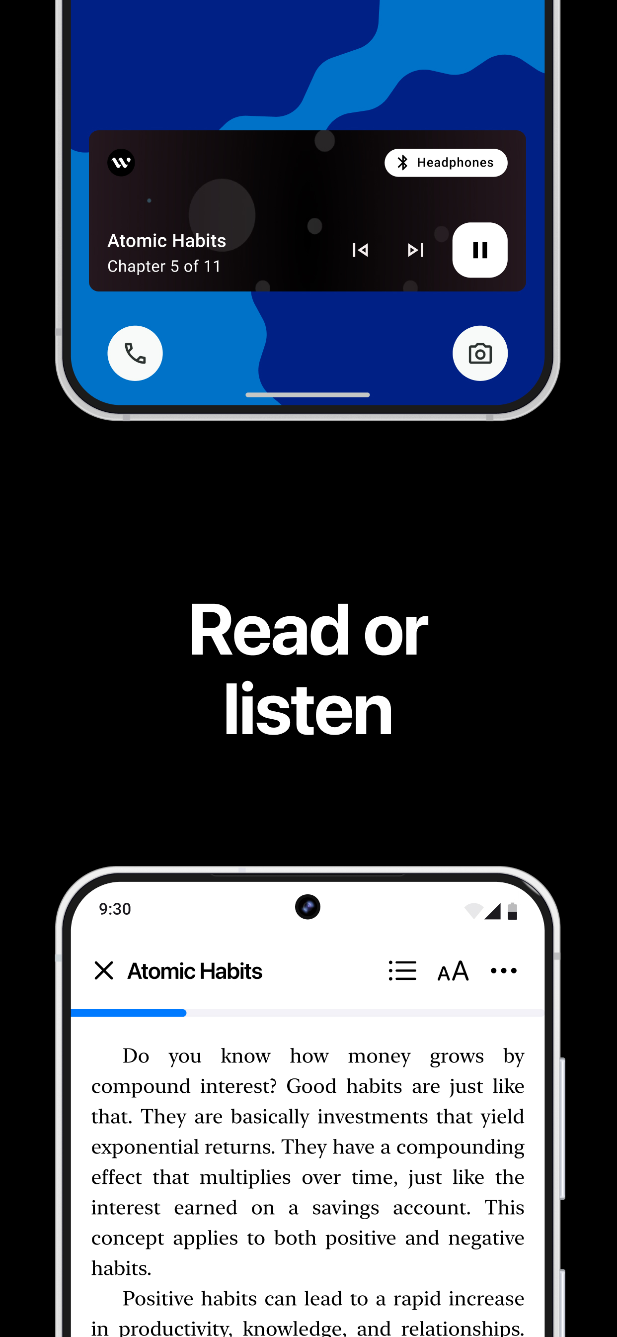 اسکرین شات 4 برنامه Wiser - 15 minutes Audio Books