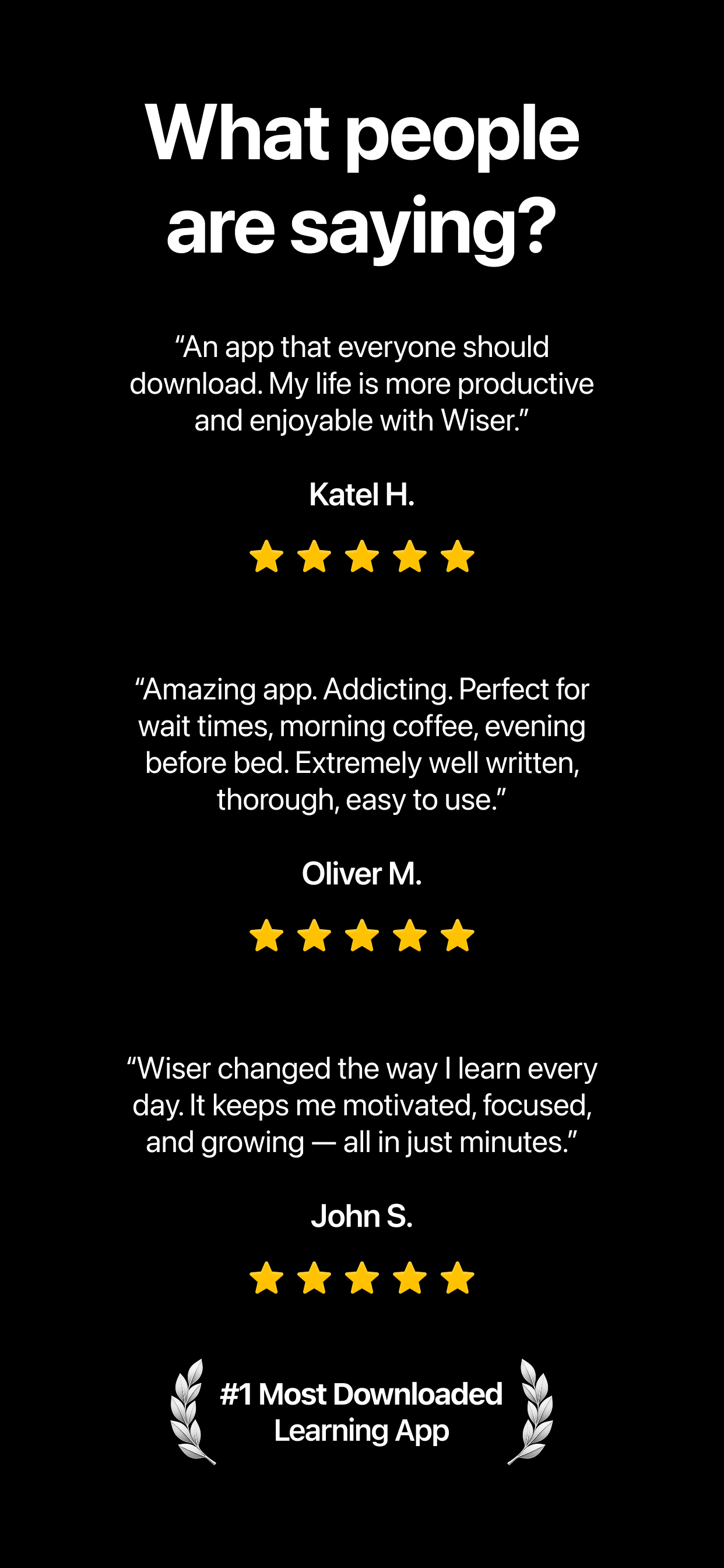 اسکرین شات 7 برنامه Wiser - 15 minutes Audio Books