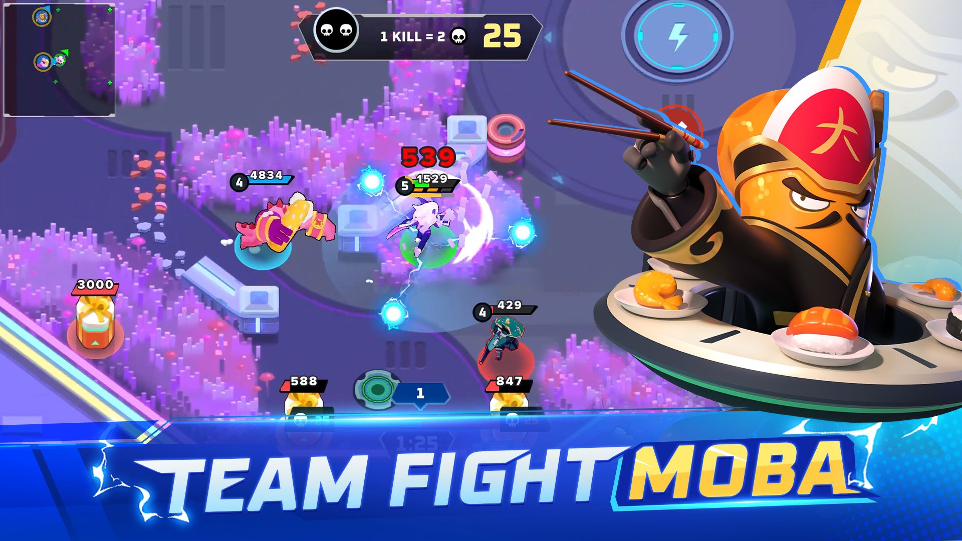 اسکرین شات 2 بازی Thetan Arena: MOBA Survival
