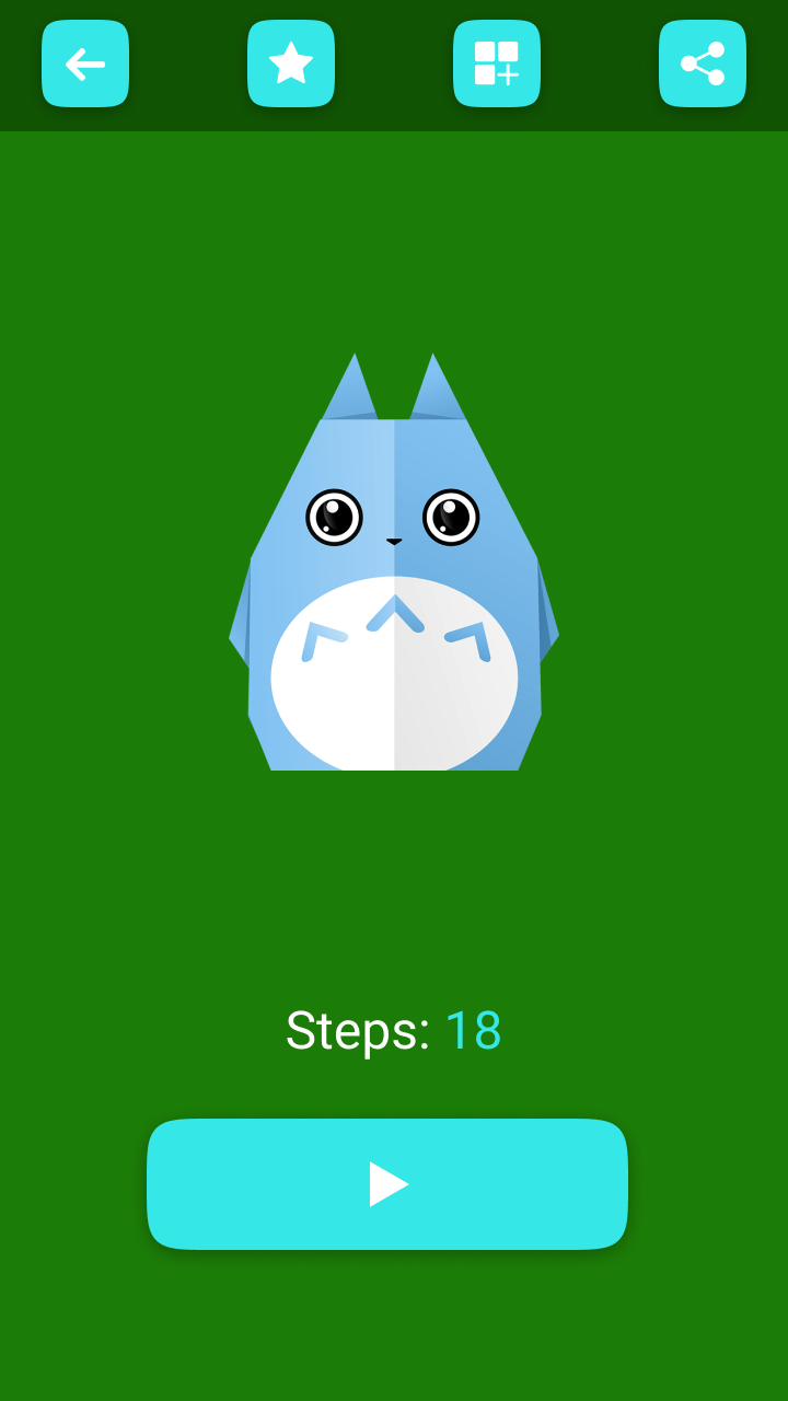 اسکرین شات 4 برنامه Origami for kids: easy schemes