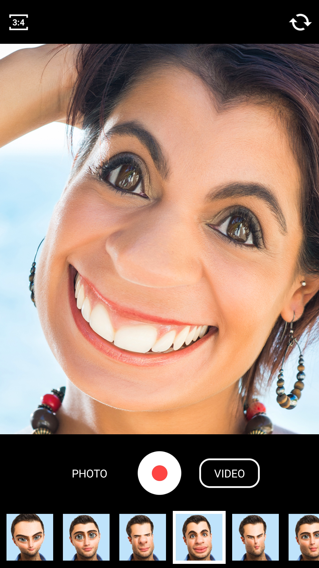 اسکرین شات 3 برنامه Face Warp