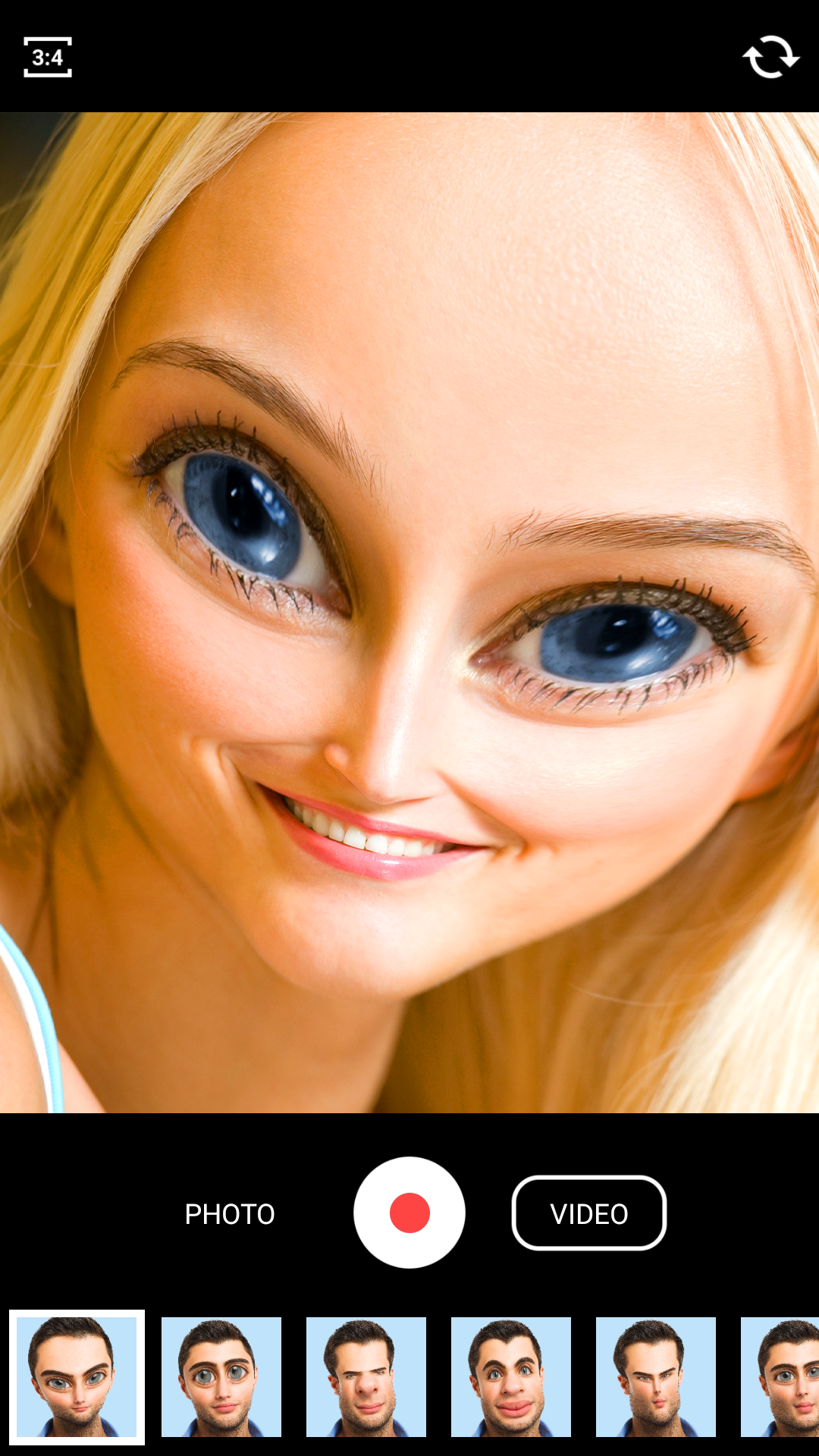 اسکرین شات 4 برنامه Face Warp