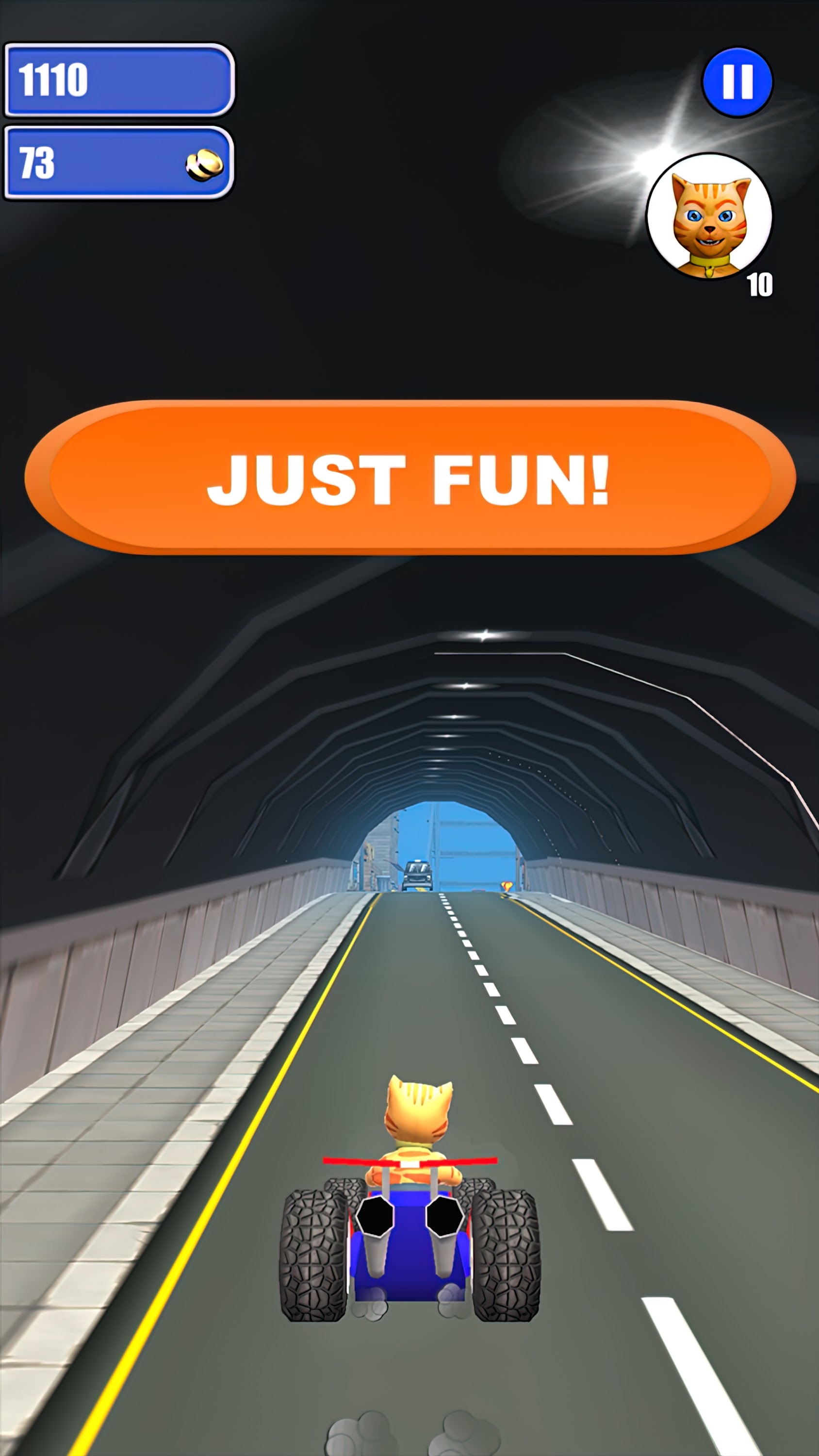 اسکرین شات 4 برنامه Cat Leo Run - Talking Cat Run