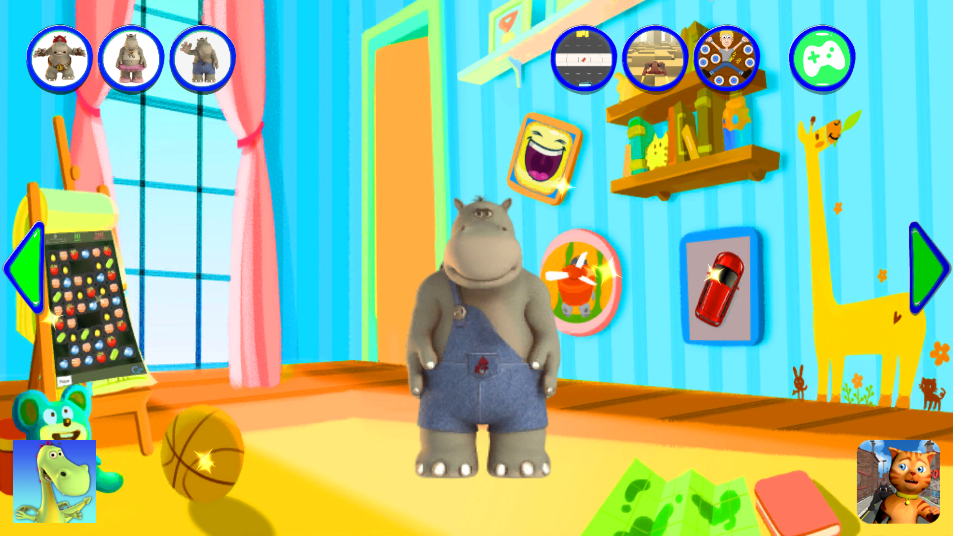 اسکرین شات 1 برنامه Talking Hippo Rock