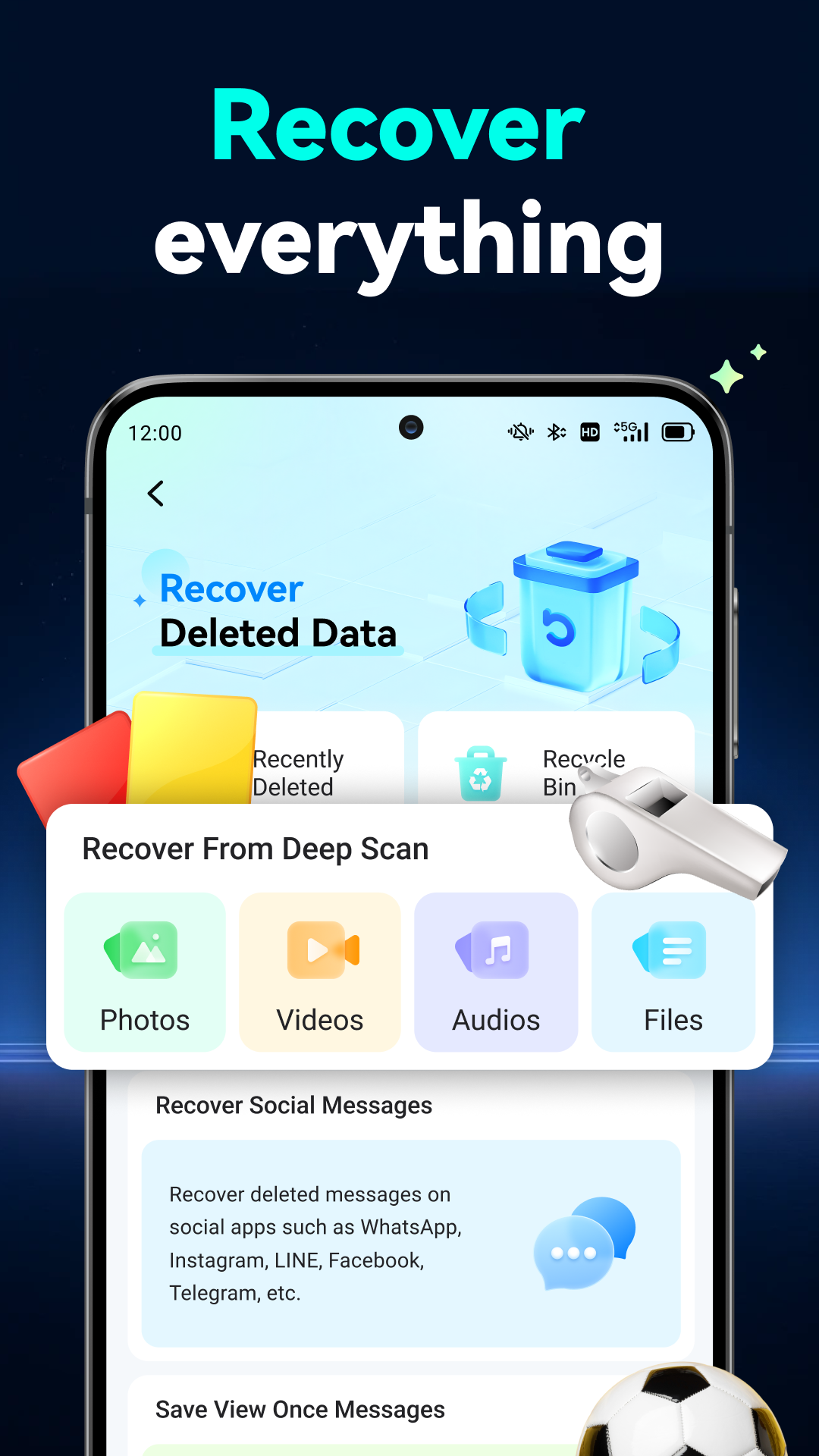 اسکرین شات 2 برنامه Dr.Fone: Photo & Data Recovery