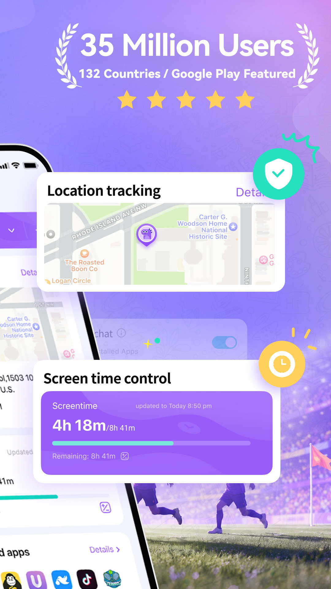 اسکرین شات 2 برنامه Parental Control App- FamiSafe