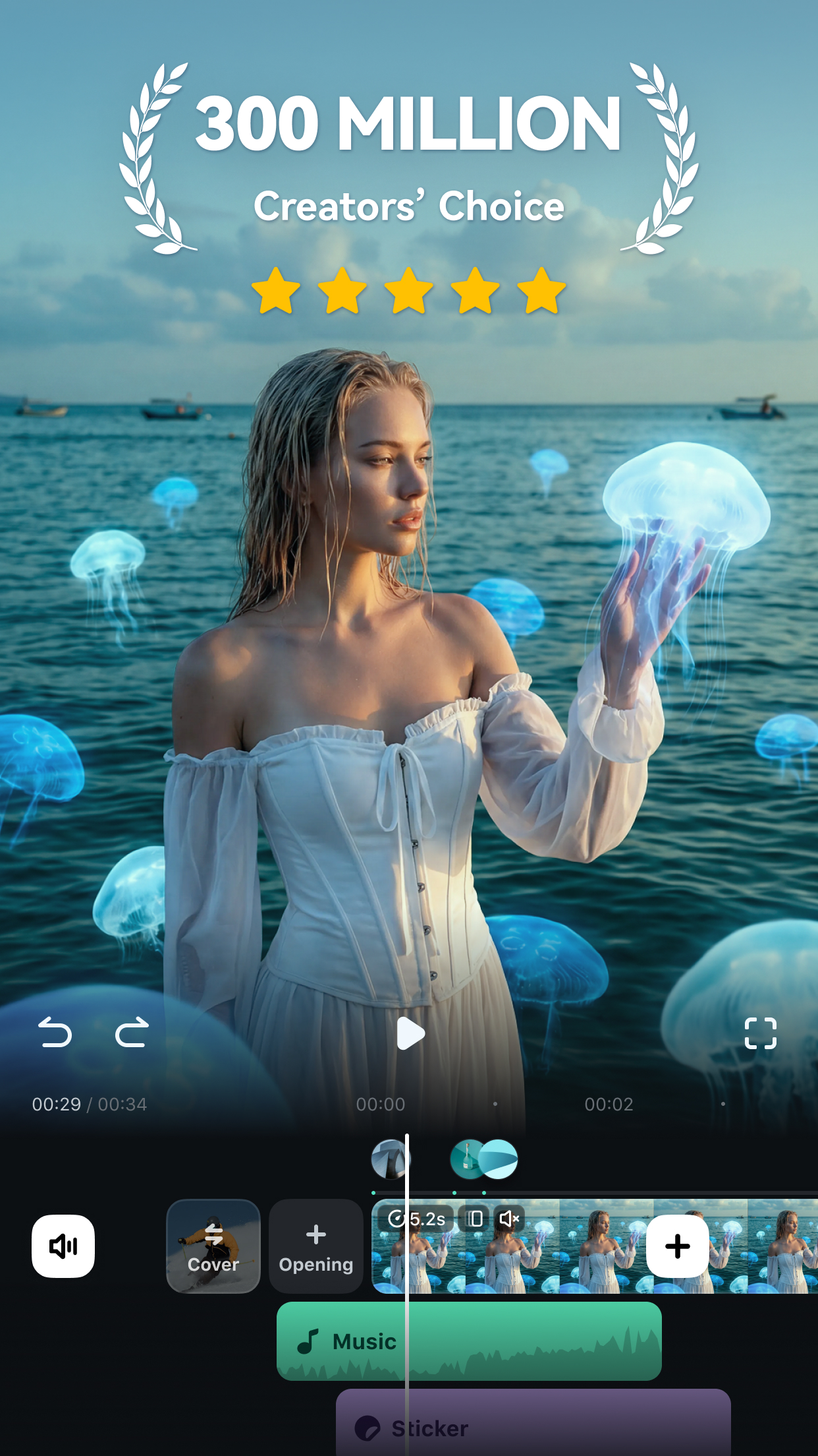 اسکرین شات 1 برنامه Filmora: AI Video Editor&Maker