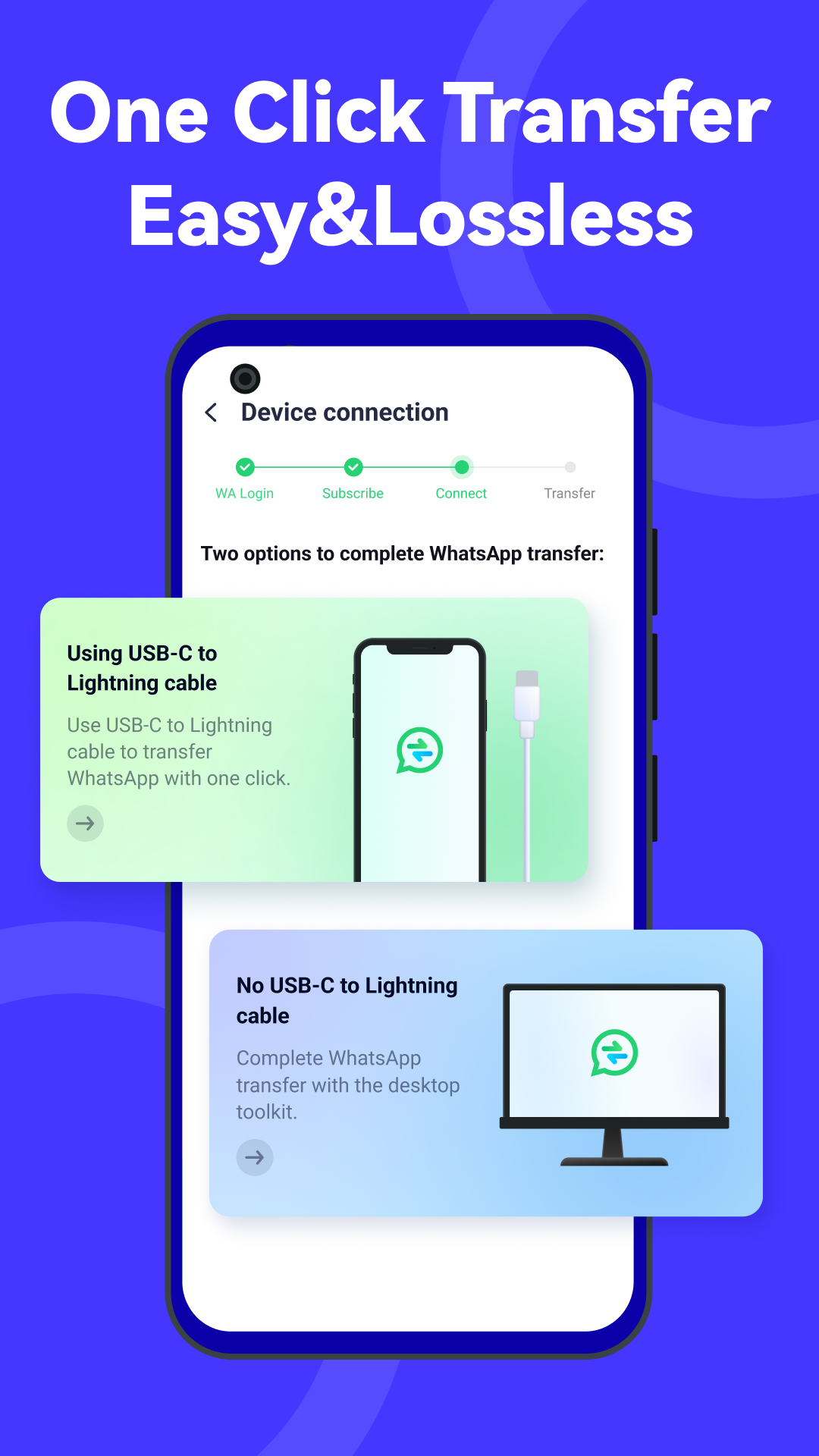 اسکرین شات 5 برنامه Mutsapper - Chat App Transfer