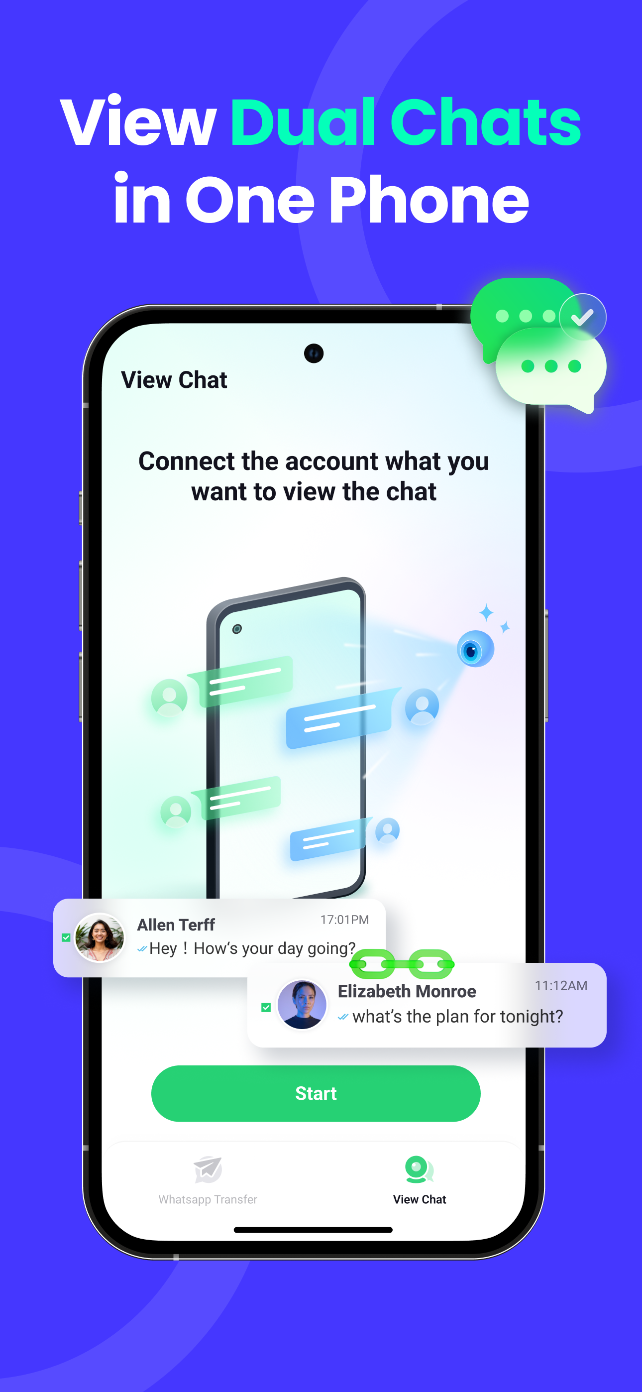 اسکرین شات 7 برنامه Mutsapper - Chat App Transfer