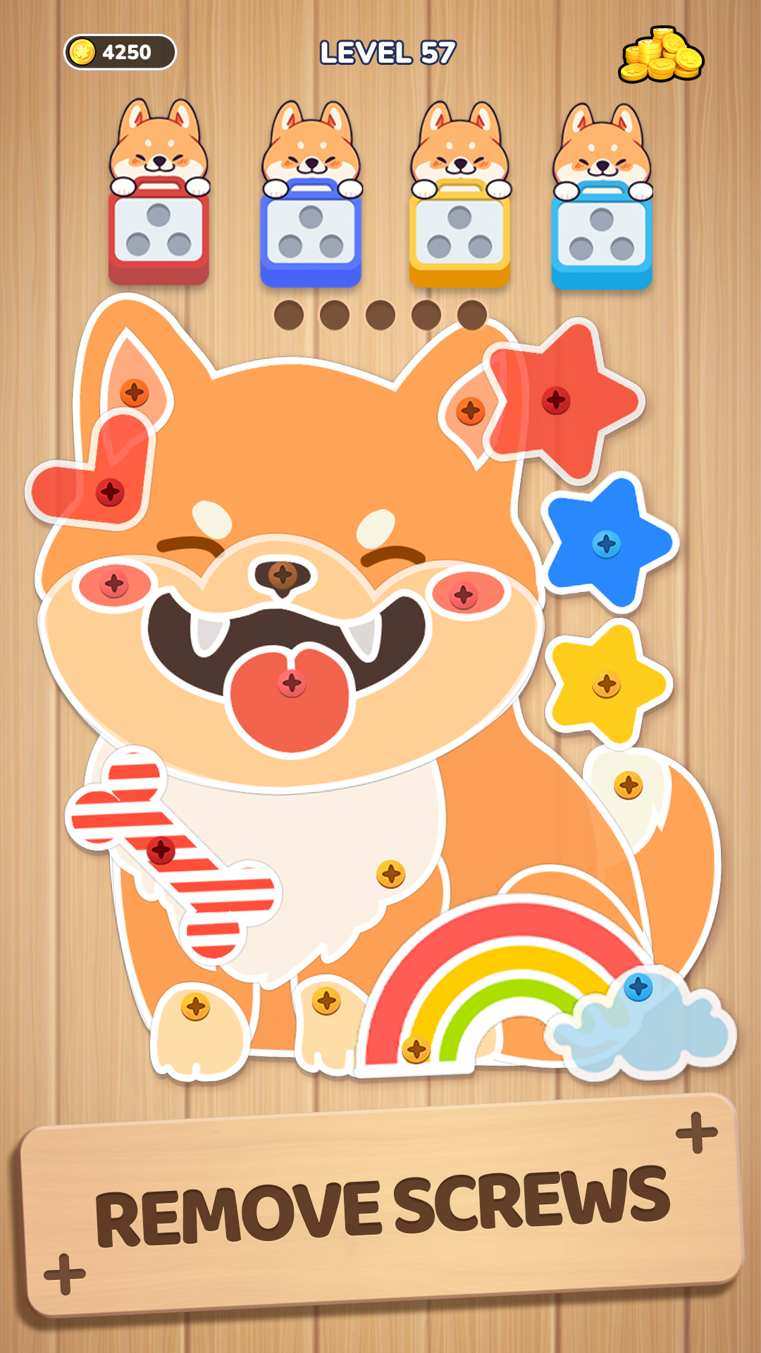 اسکرین شات 2 بازی Woodle Screw™ Pin Nuts & Bolts